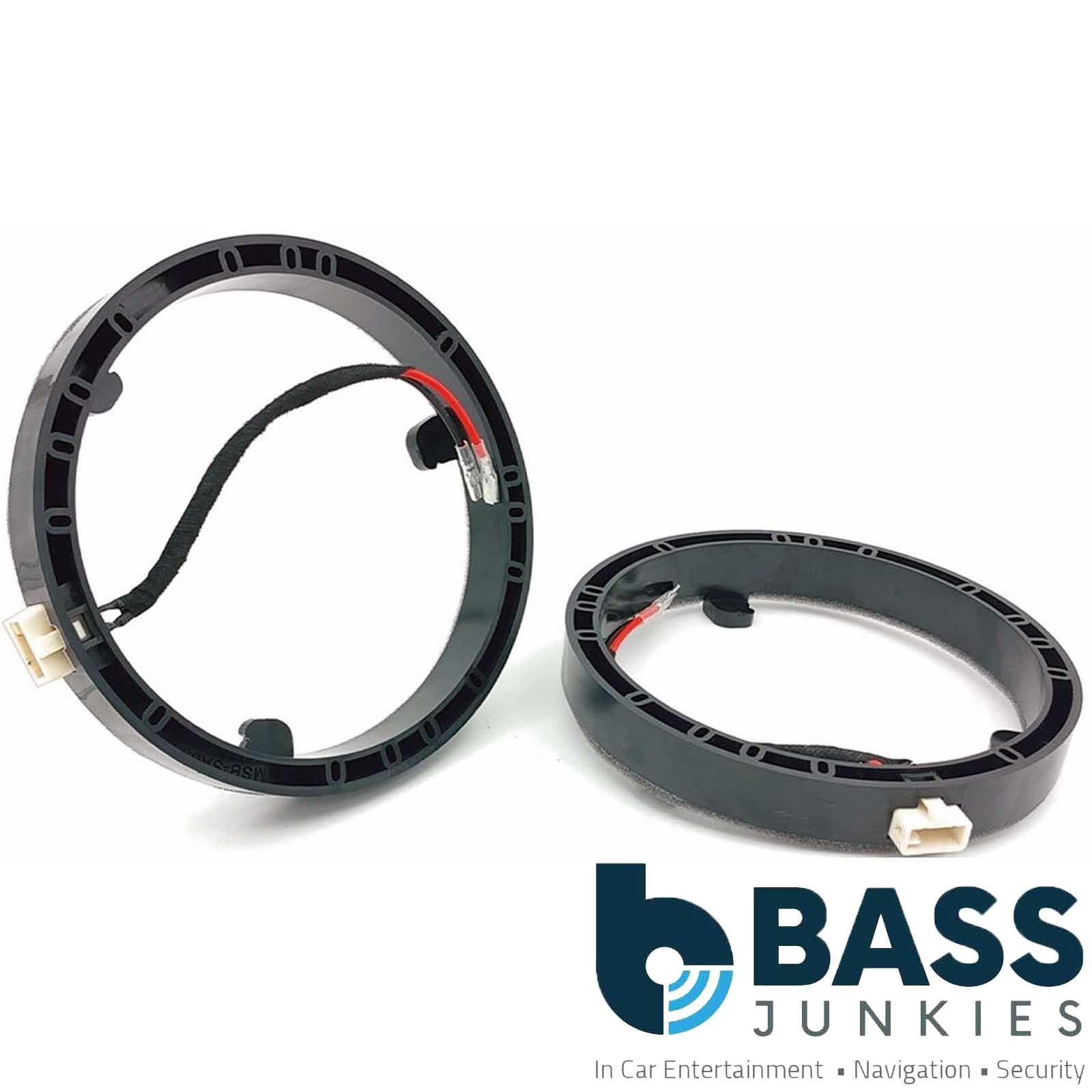 6.5" - 6.75" Direct-Fit Speaker Adapter Brackets for Mitsubishi Outlander 2005-22