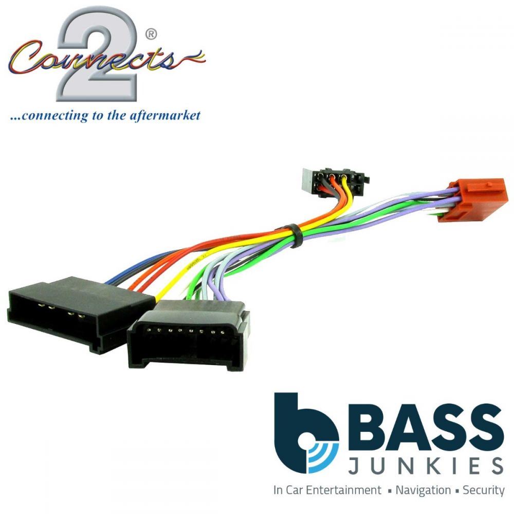 Connects2 CT20FD02 - FORD Galaxy ( 1995 - 2005 ) VW Sharan ( 1995 - 1999 ) Car Stereo Radio ISO Harness Adaptor Wiring