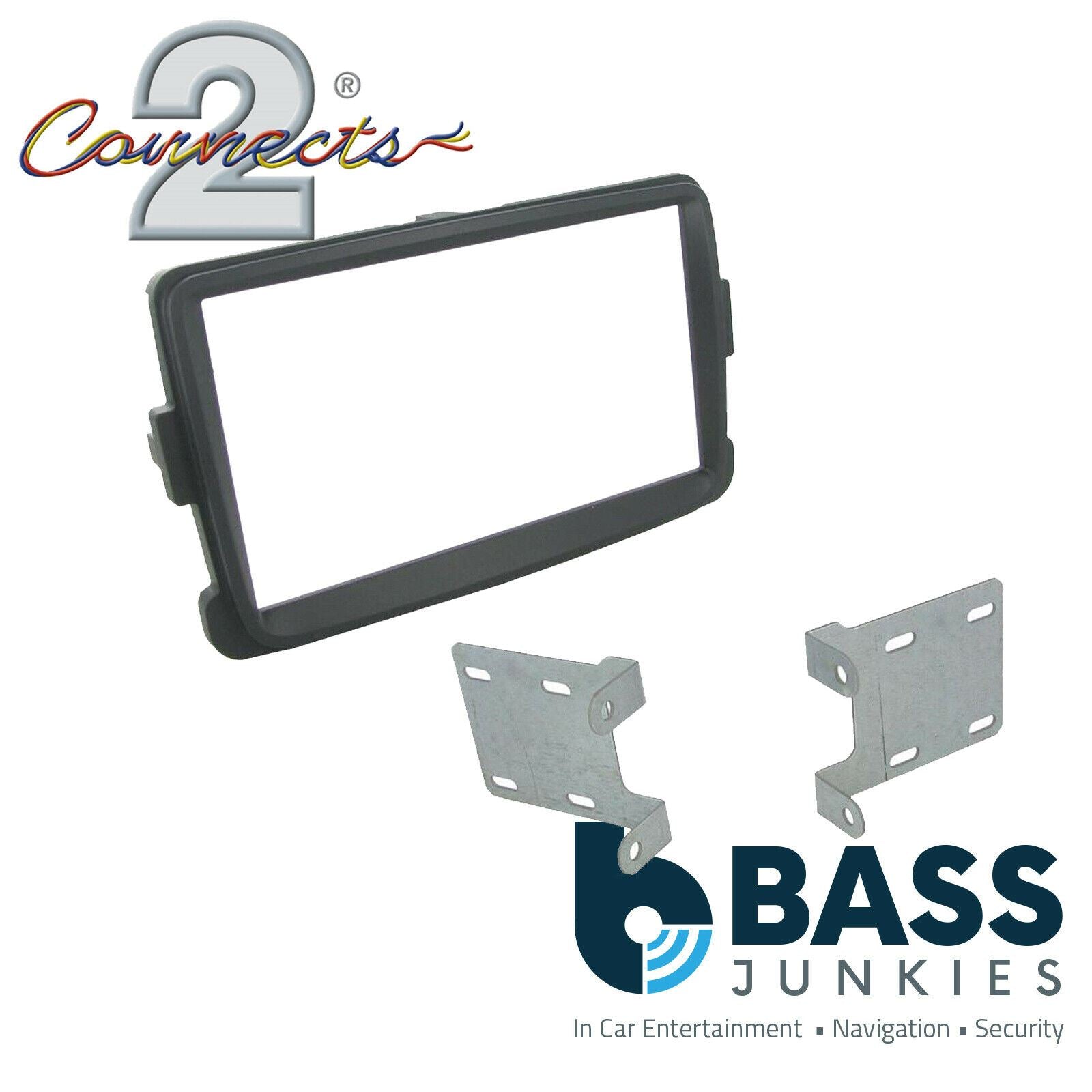 Dacia Logan 2012 On MK2 Car Stereo Double Din Fascia Facia Panel Plate CT23DC08