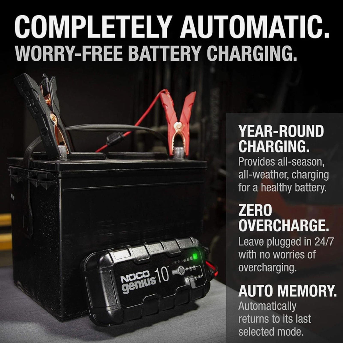 NOCO GENIUS10UK - 6V/12V 10A Smart Battery Charger