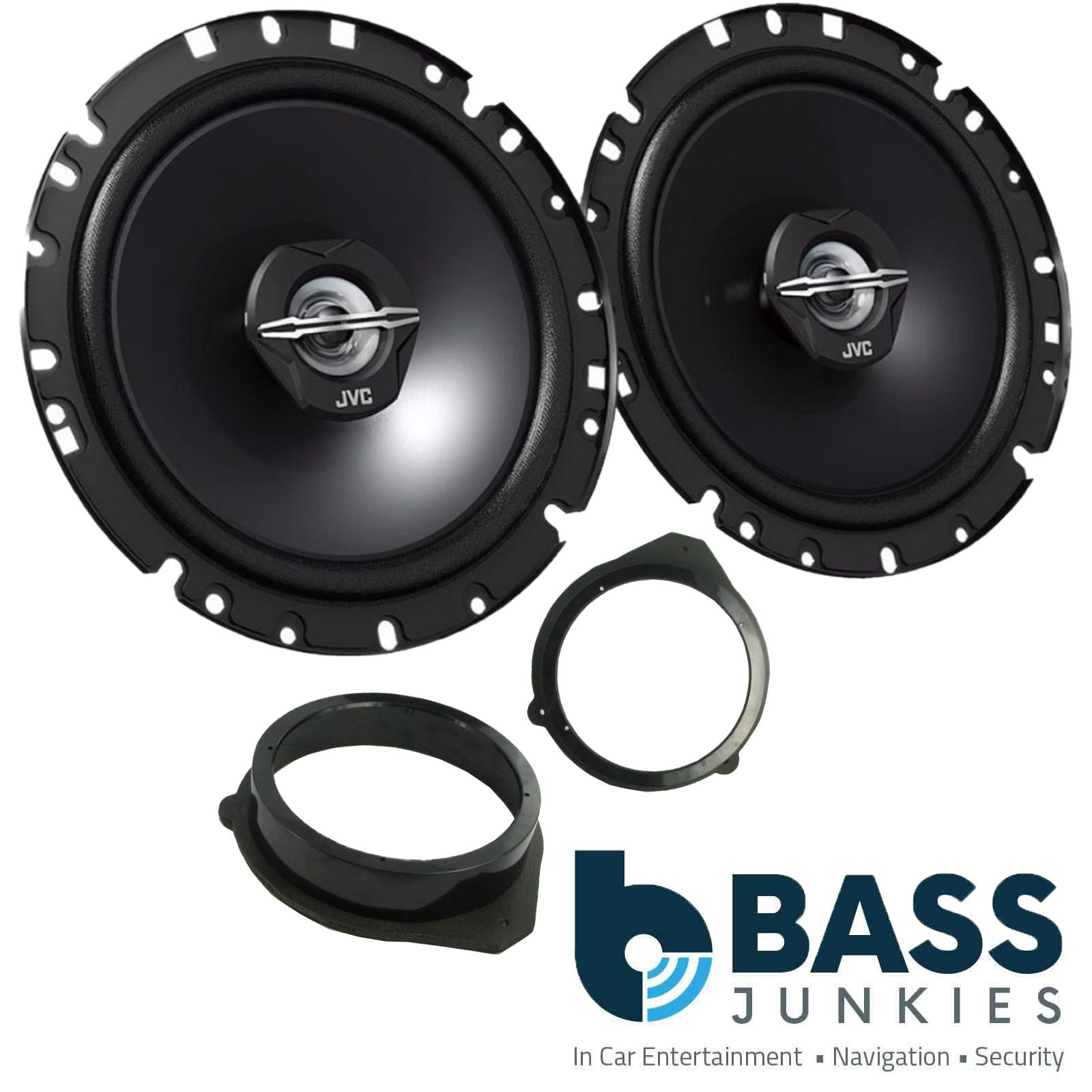 Audi A4 Avant 01-14 JVC 17cm 6.3/4 Inch 600 Watts 2 Way Front Door Car Speakers