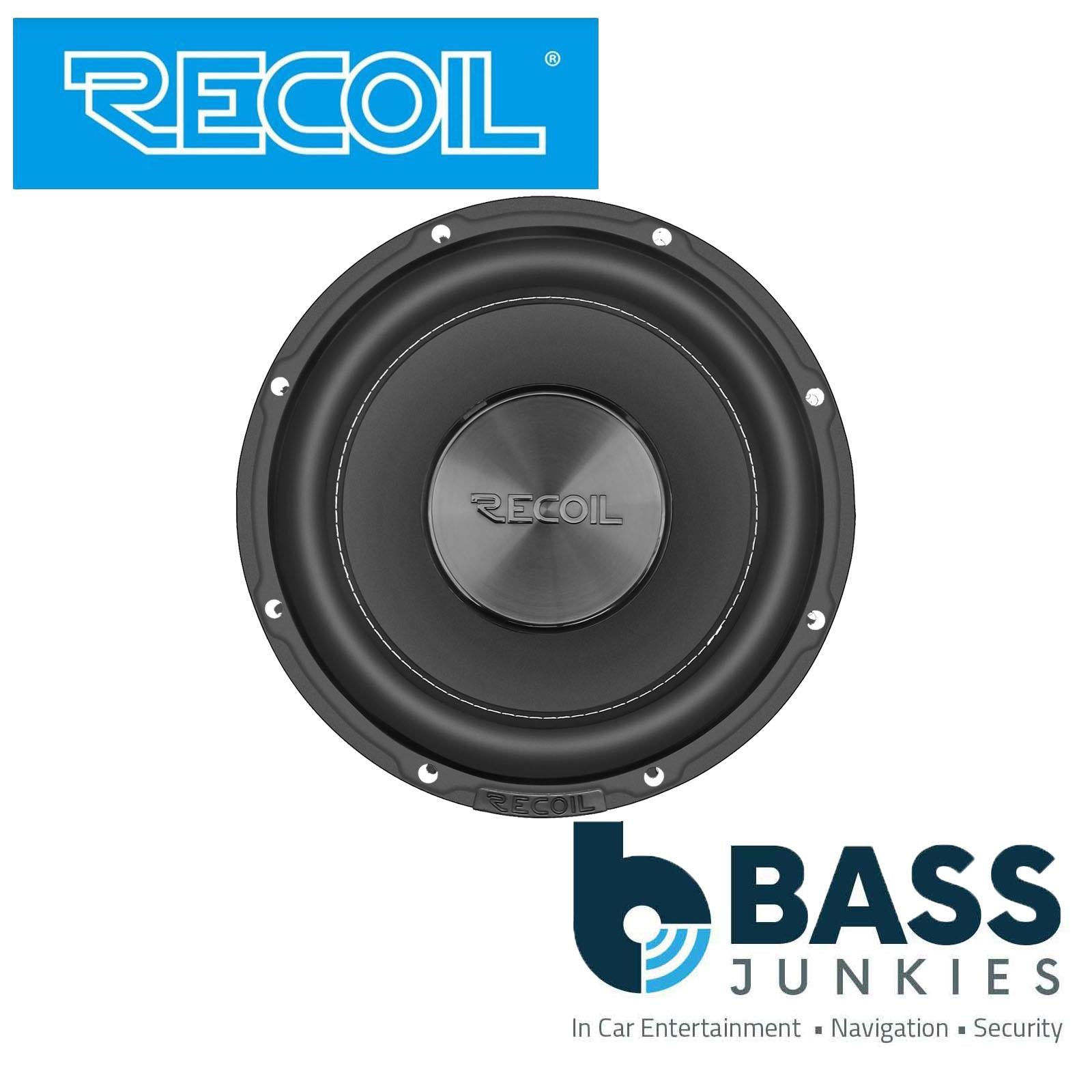 Recoil RW12D4 - 600 Watts 12" Inch 30cm Dual Voice Coil 4-Ohm Car Sub Subwoofer