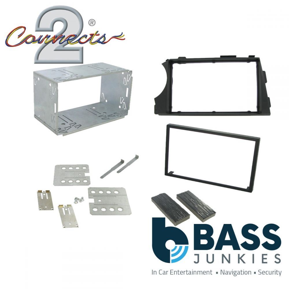 Connects2 CT23SY08L - SSangYong Acyton, Kyron Double Din Fascia Panel and Cage