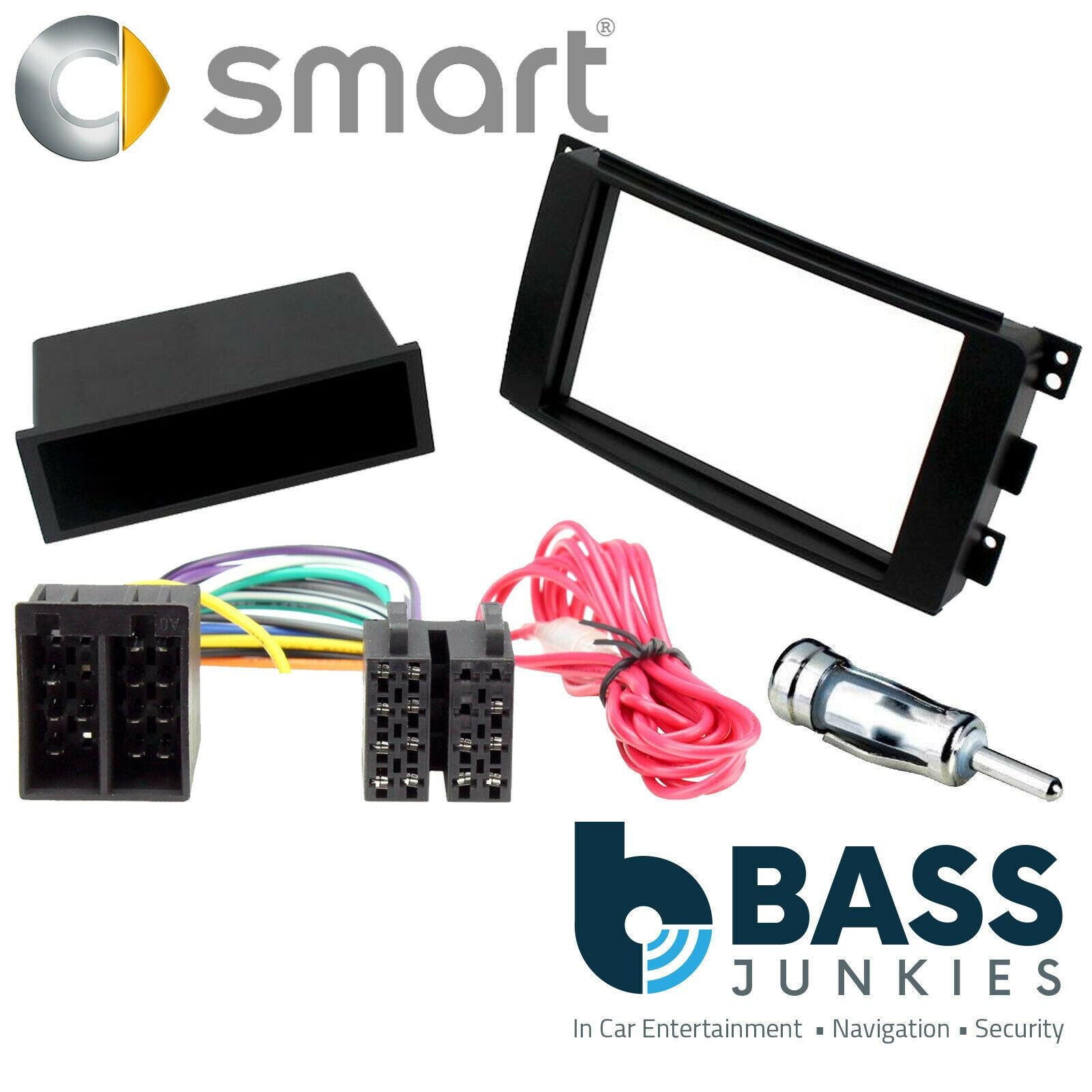 Smart Car ForTwo 2007-10 Car Stereo Single DIN Fascia Panel Fitting Kit CT24MM06