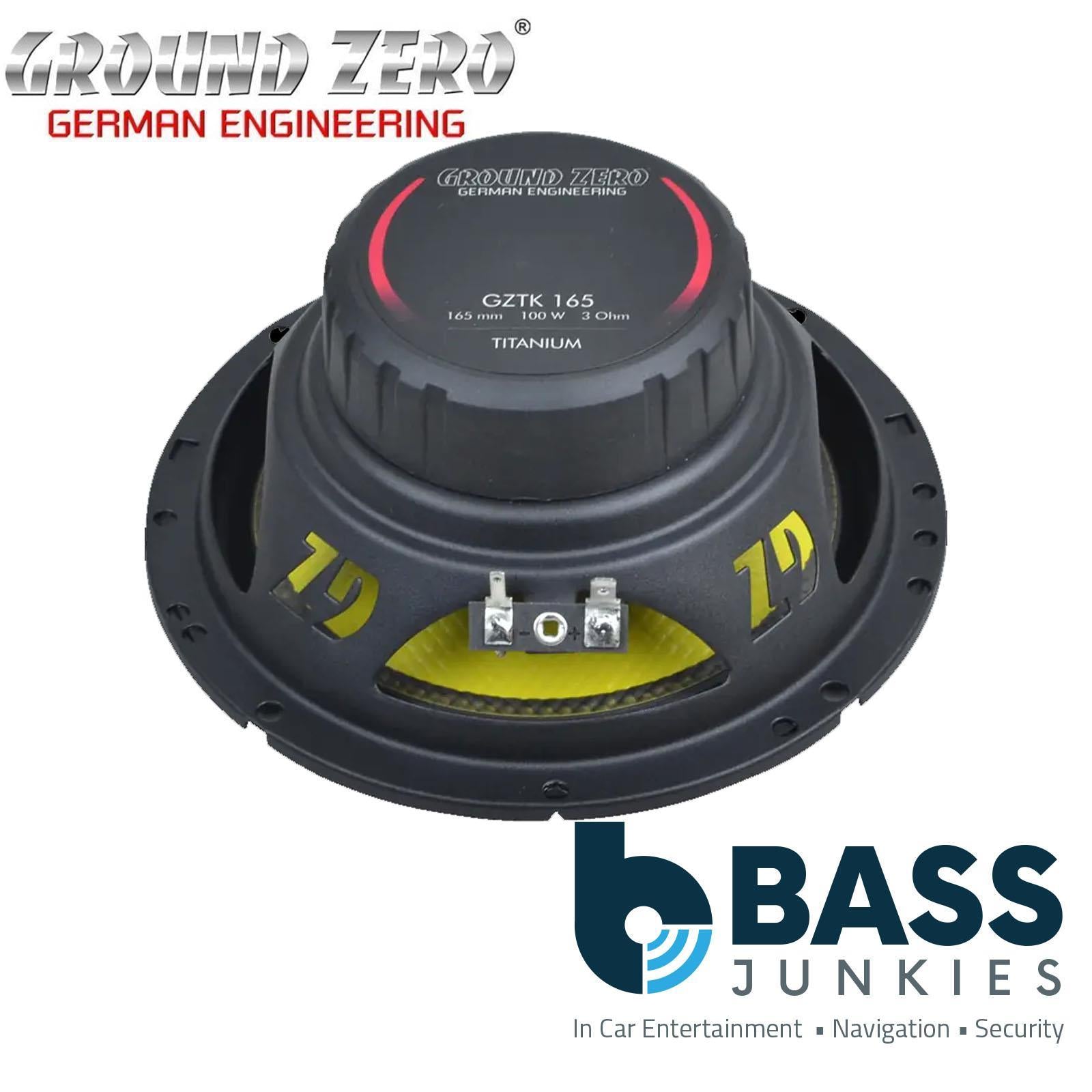 165 mm / 6.5? 2-way component speaker system - 100w RMS