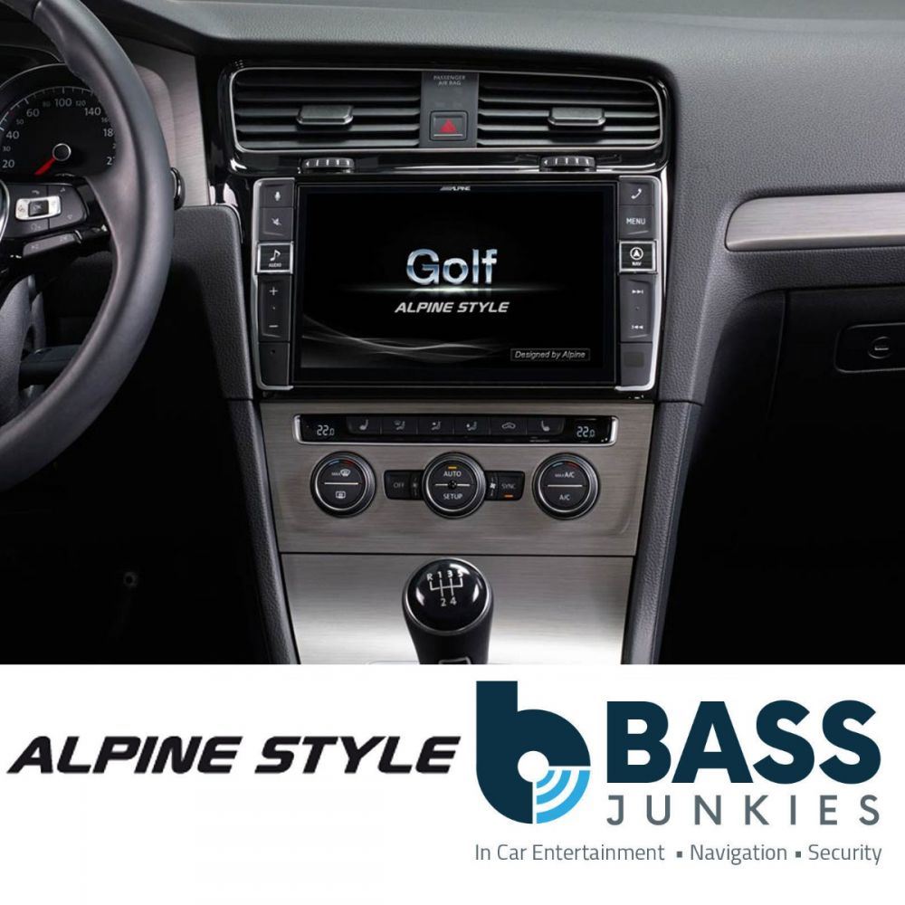 Alpine i902D-G7 Volkswagen Golf MK7 9” DAB Bluetooth CarPlay Android Spotify Mechless Car Stereo