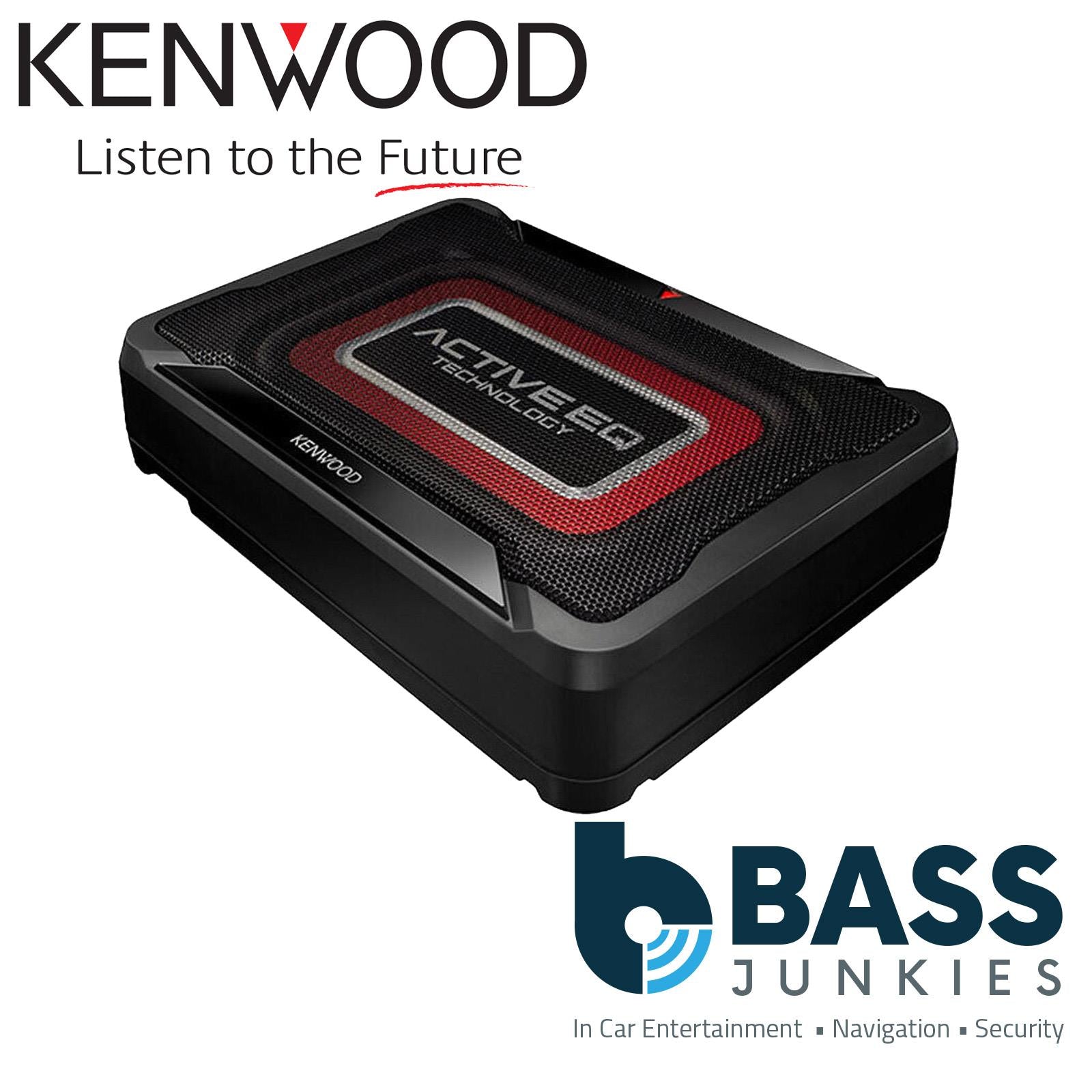 Kenwood KSC-PSW7EQ - 160 Watts Active Amplified Underseat Car Subwoofer
