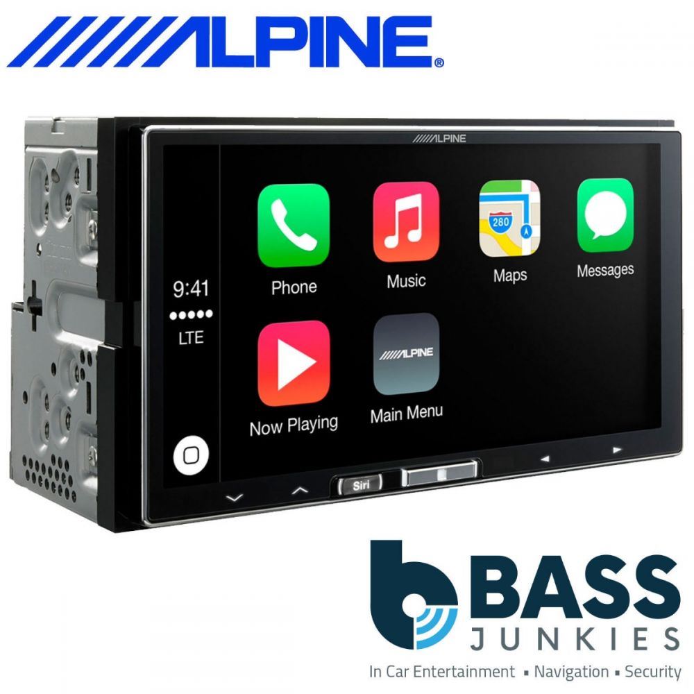Alpine iLX-700 7” Apple CarPlay Double Din Mechless iPhone Car Stereo Player