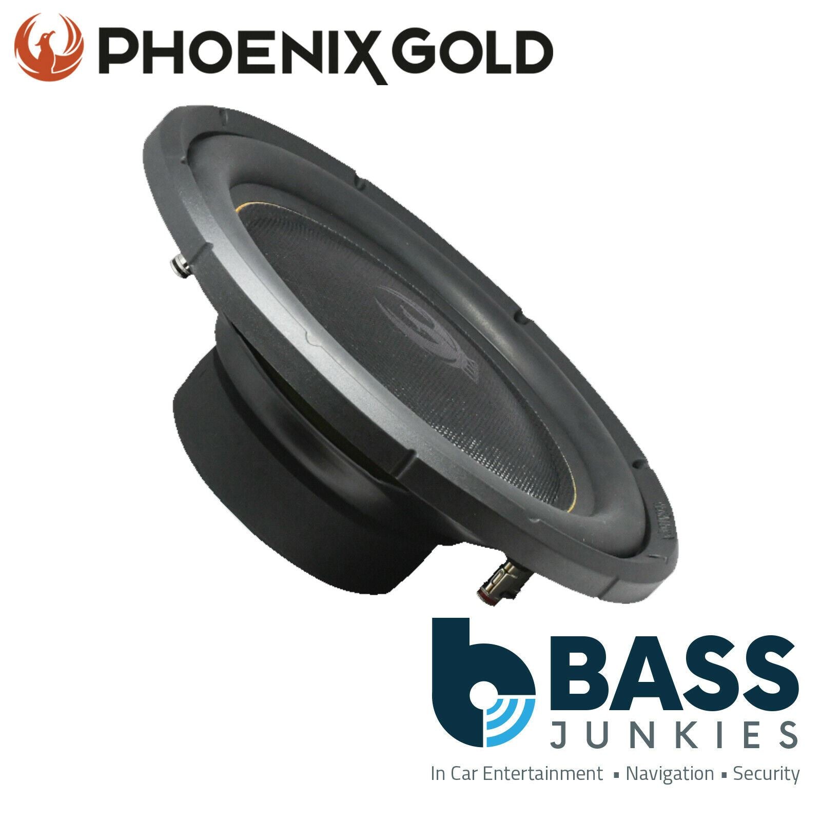 Phoenix Gold MX Series MX10D2 10" 300 Watts Dual 2-Ohm Slim Car Subwoofer