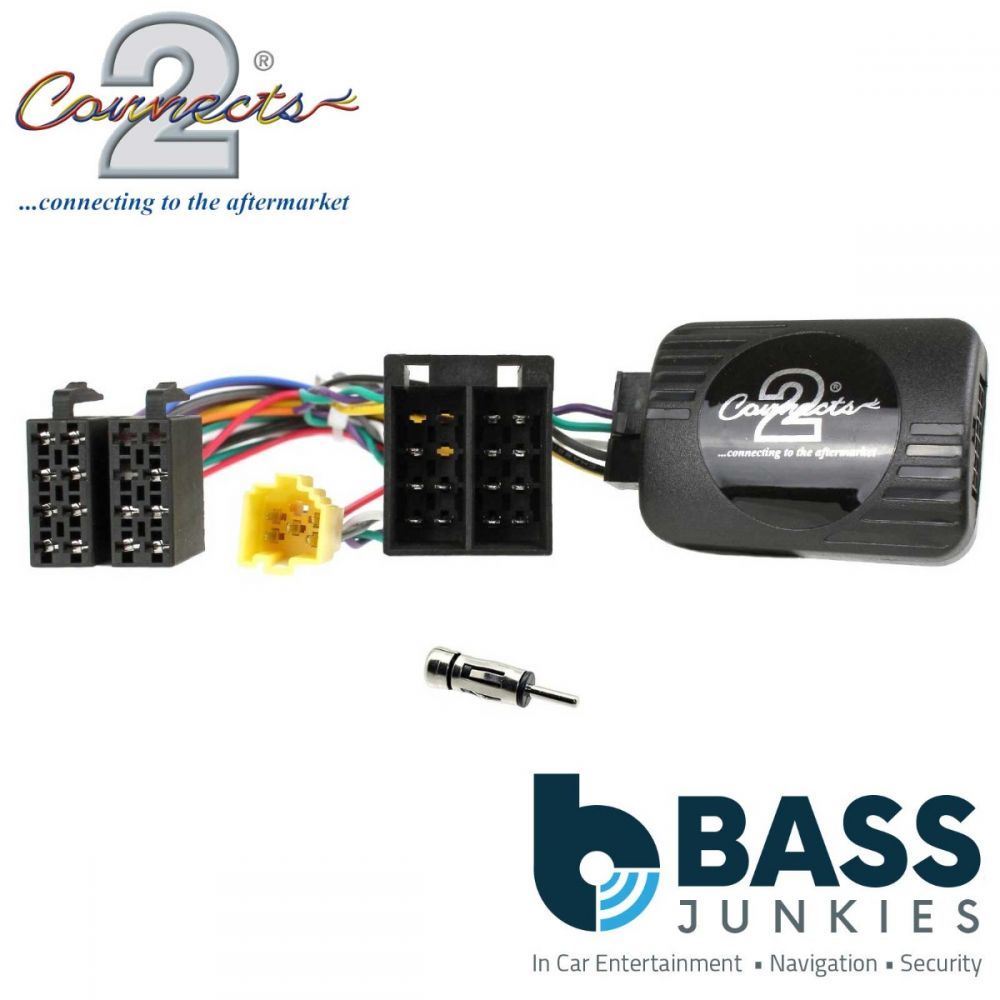 Connects2 CTSRN005.2AA Renault Clio Megane Scenic Laguna Kangoo Master Car Stereo Radio Steering Wheel Interface Stalk Control