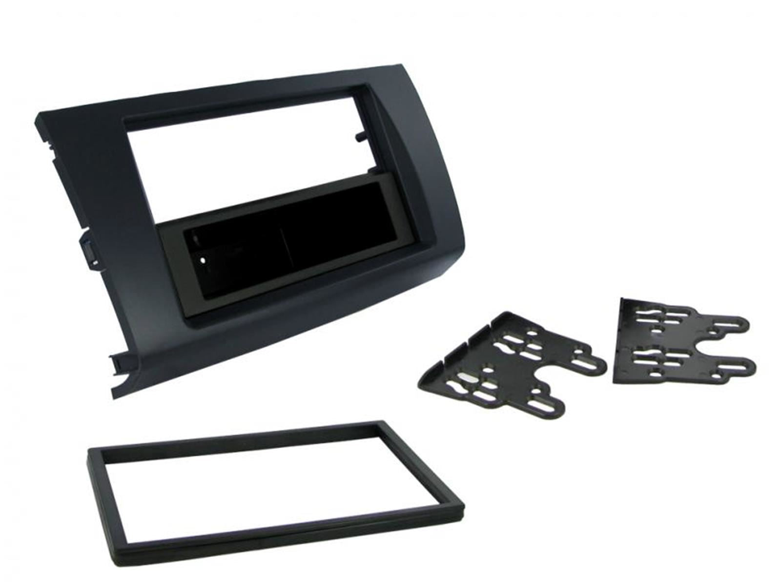 Grundig 6.8" Apple Android Double Din Stereo Fitting Kit + Steering Wheel Stalk Controls to fit Suzuki Swift 2005-10