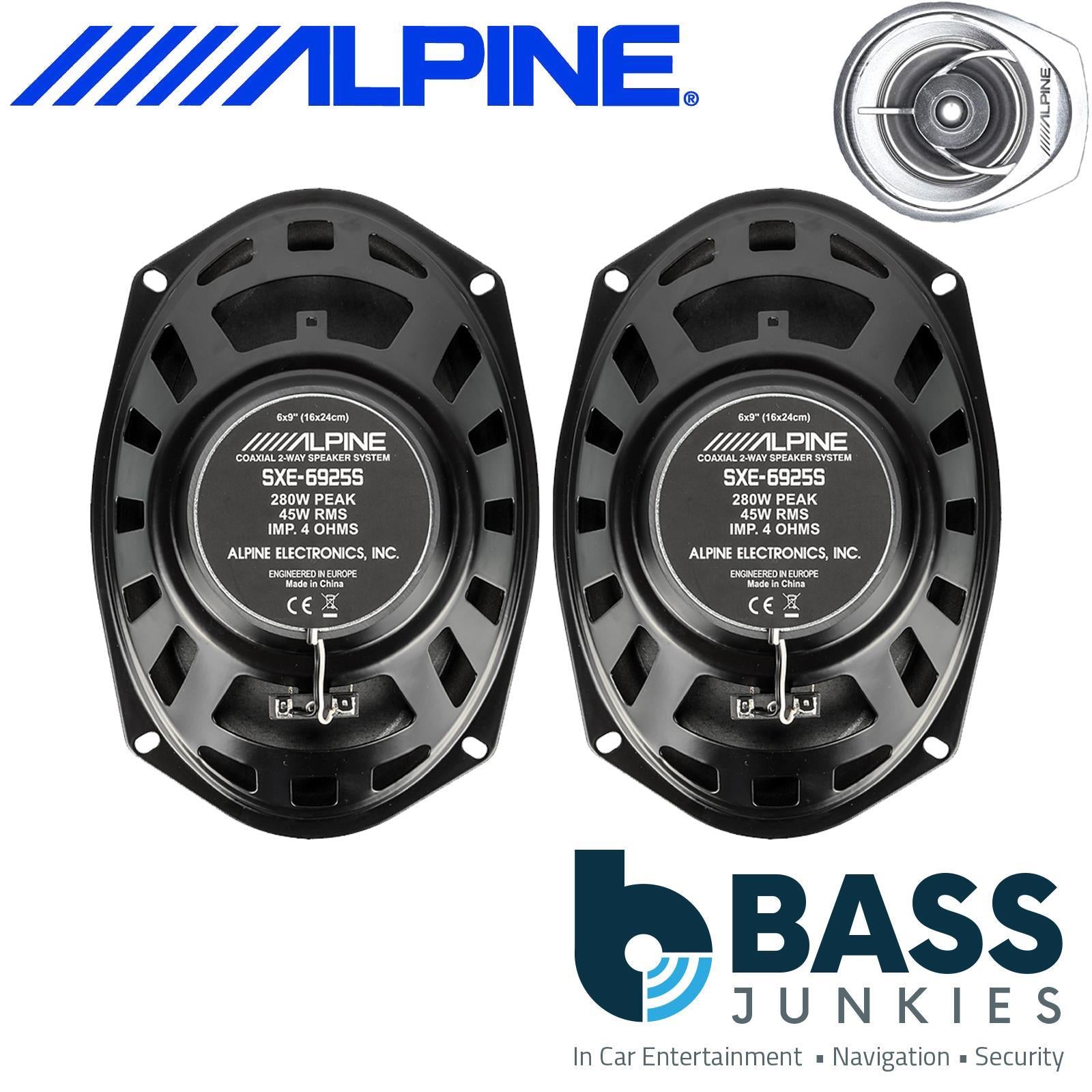 ALPINE 1000 Watts 12" Car Sub Bass Tube 6x9 Amplifier & Amp Kit Package