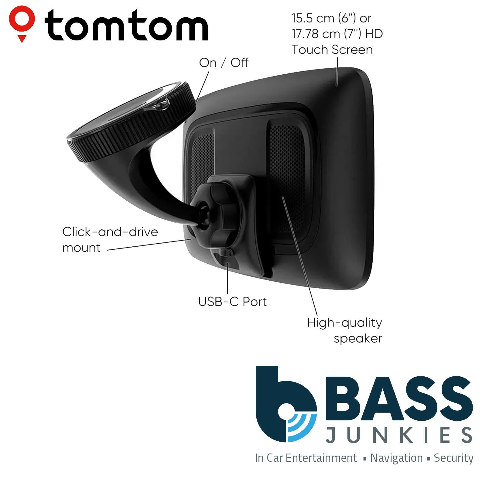 TomTom GO Superior 7" Car GPS Sat Nav Portable Touchscreen Navigation