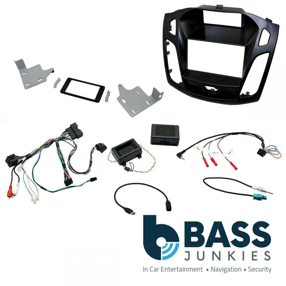 Connects2 CTKFD64 Ford Focus 2015 On Double Din Car Stereo Fascia & Steering Wheel Kit