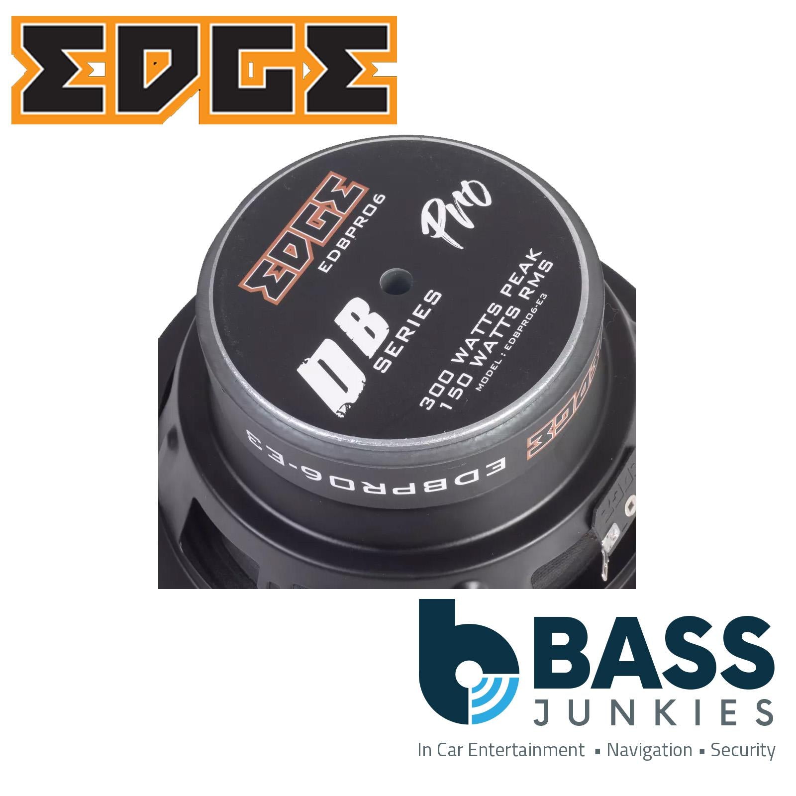 EDGE EDBPRO6-E9 Pro Audio Car Midwoofer 6.5" 300w Peak, 150w RMS - Pair