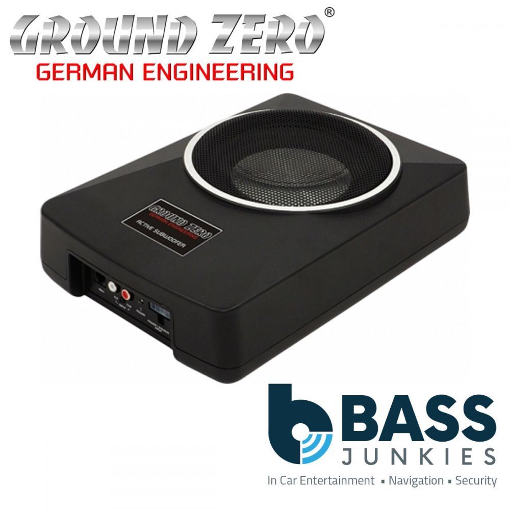 Ground Zero GZUB 600XACTII - 6" Inch 16cm Active Underseat bass Enclosure Car Subwoofer