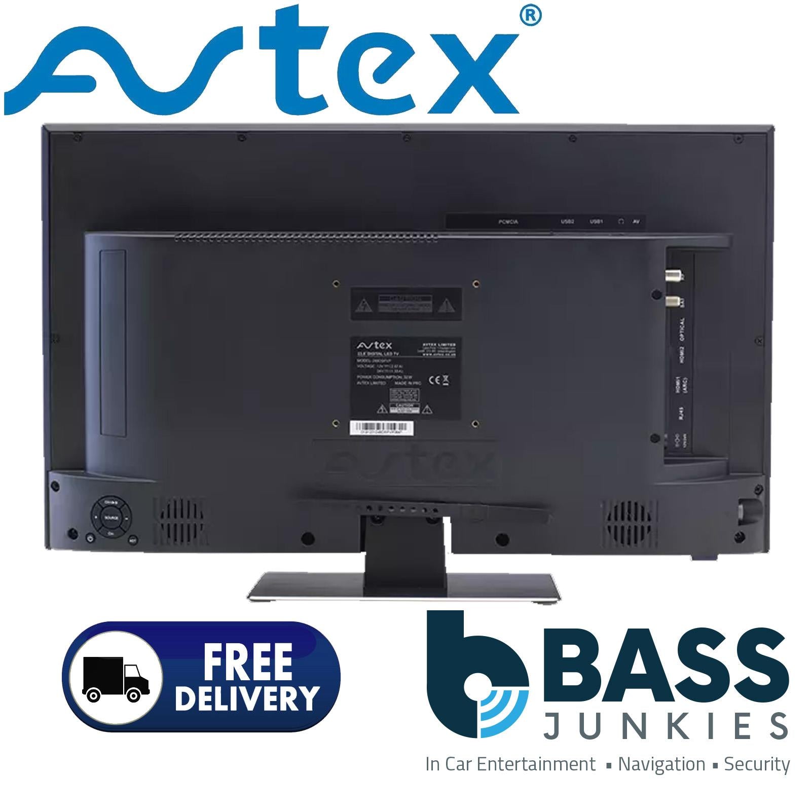 Avtex AV215TS 12V/240V Camper Caravan Motorhome 21.5" Smart Wi-Fi HD Freeview TV