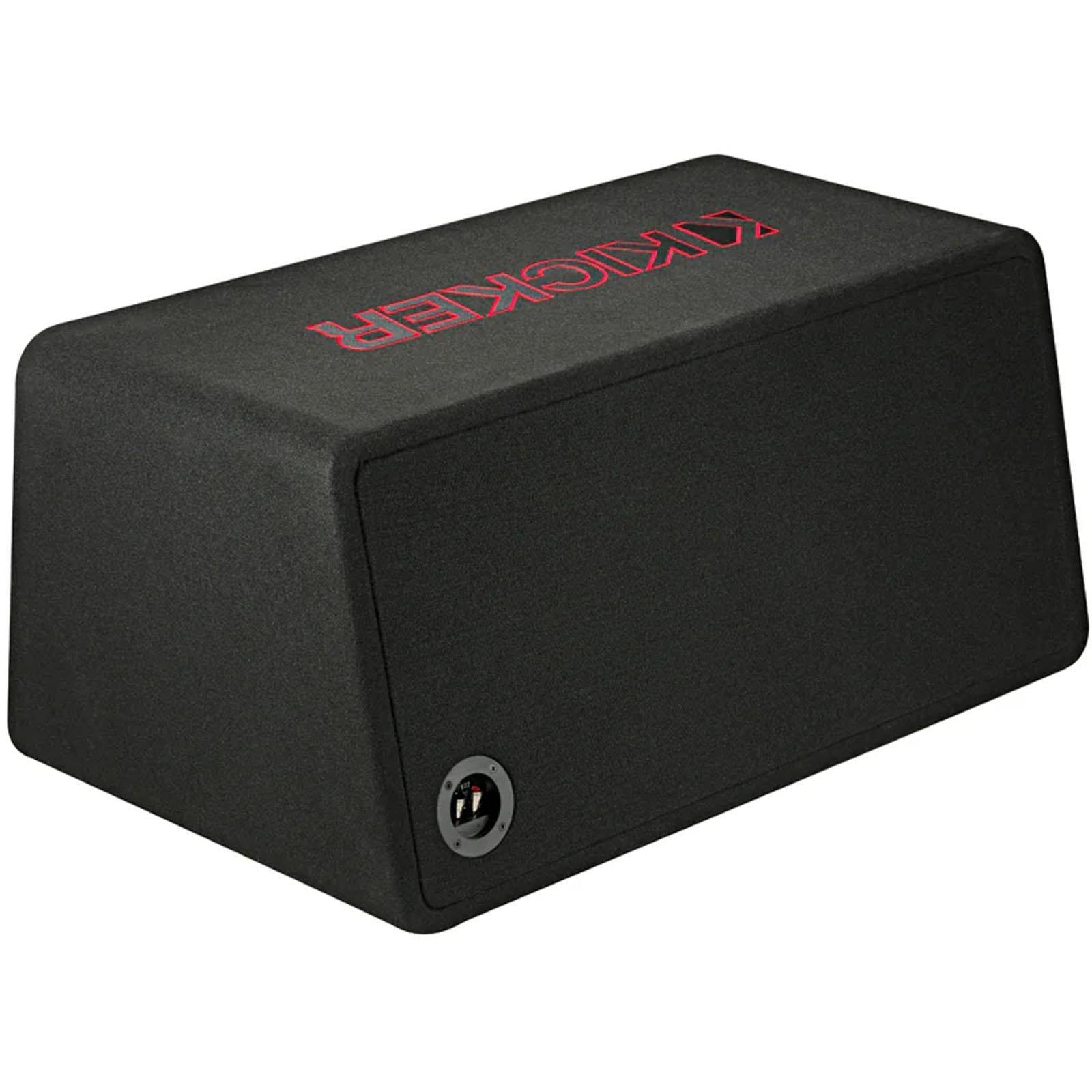 Kicker 45DL7R122 - 2400W Dual 12" L7R Loaded Car Subwoofer Enclosure 2 Ohm