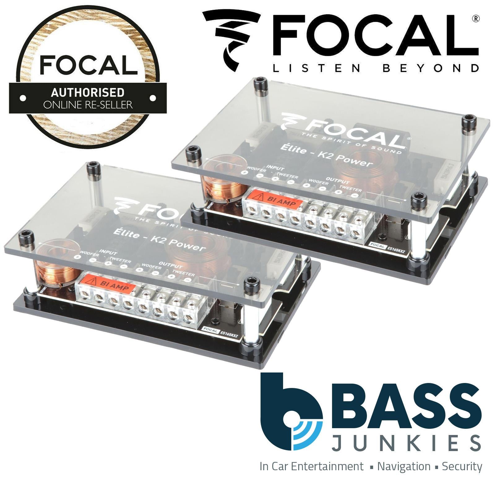 Focal ES165KX3E - 6.5" 240 Watts 3 Way Car Door Dash Component Kit Speakers