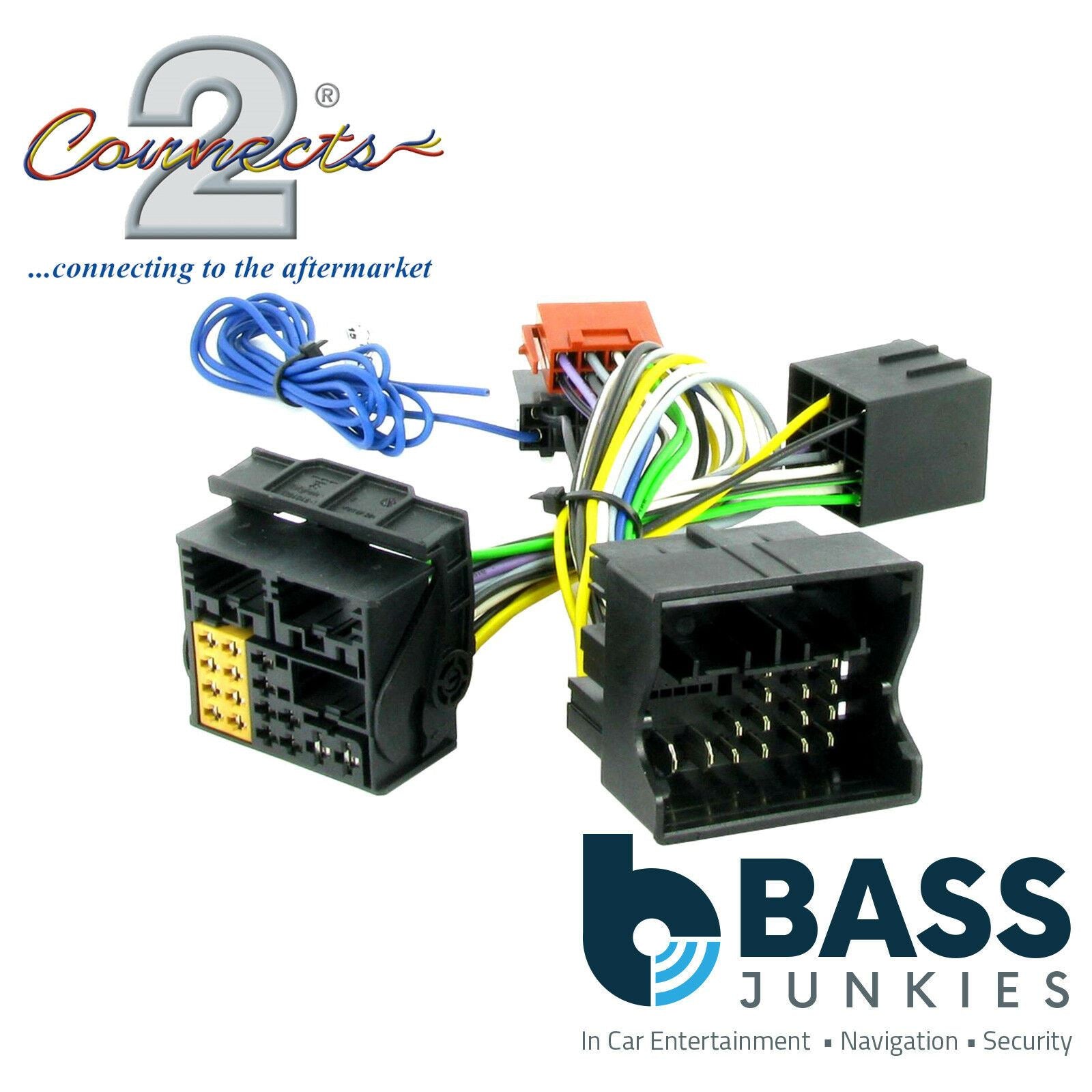 Connects2 CT10ST03 - Seat Leon Toledo Parrot SOT T-Harness Cable Wiring Lead