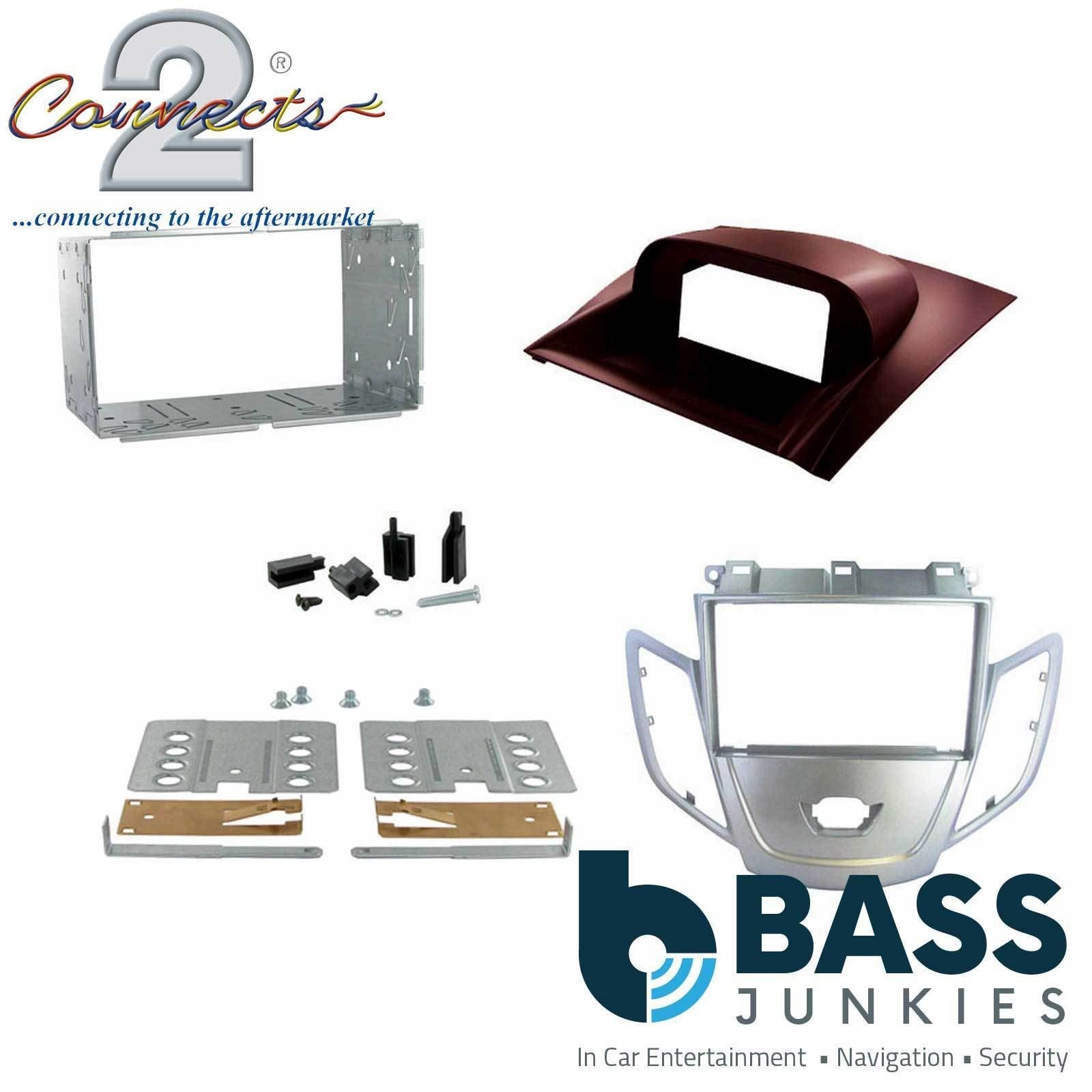 Connects2 CT23FD21 Ford Fiesta 2008 Onwards Car Stereo Double Din Fascia Panel & Cage Kit