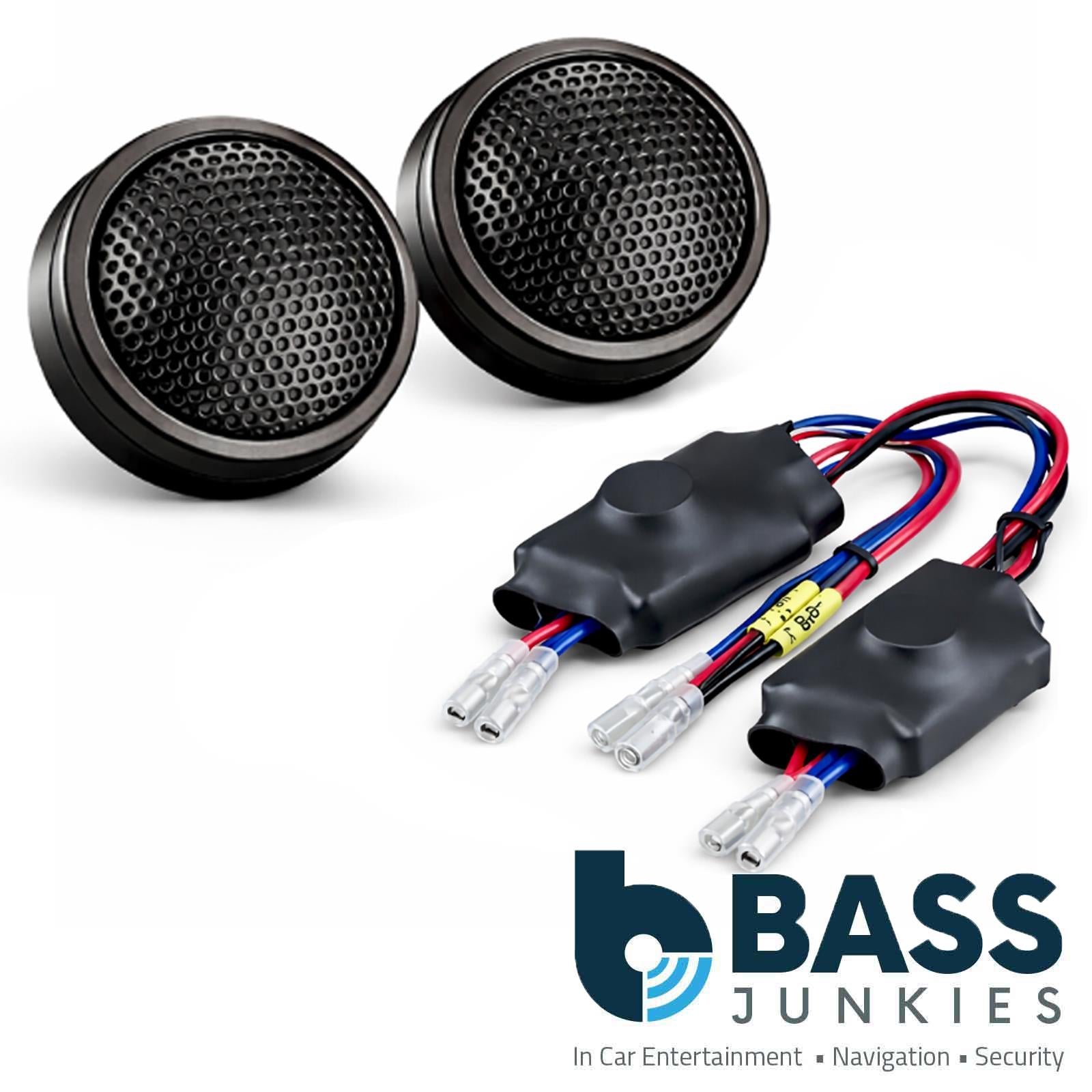 Phoenix Gold ZX1TC 1″ (25mm) Soft Dome Car Tweeters with Crossovers (Pair)