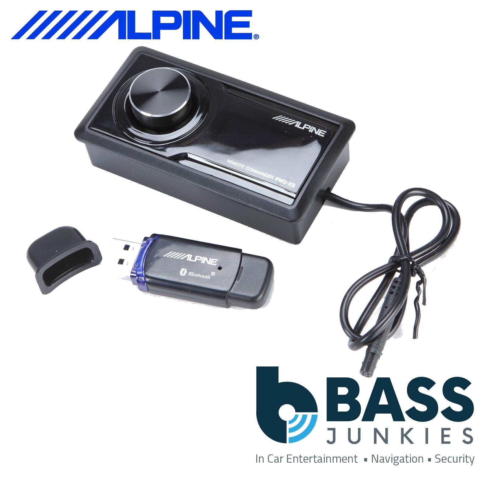 Alpine PWD-X5 - 440 Watts 4.1 Channel DSP & Underseat Powered Car Subwoofer