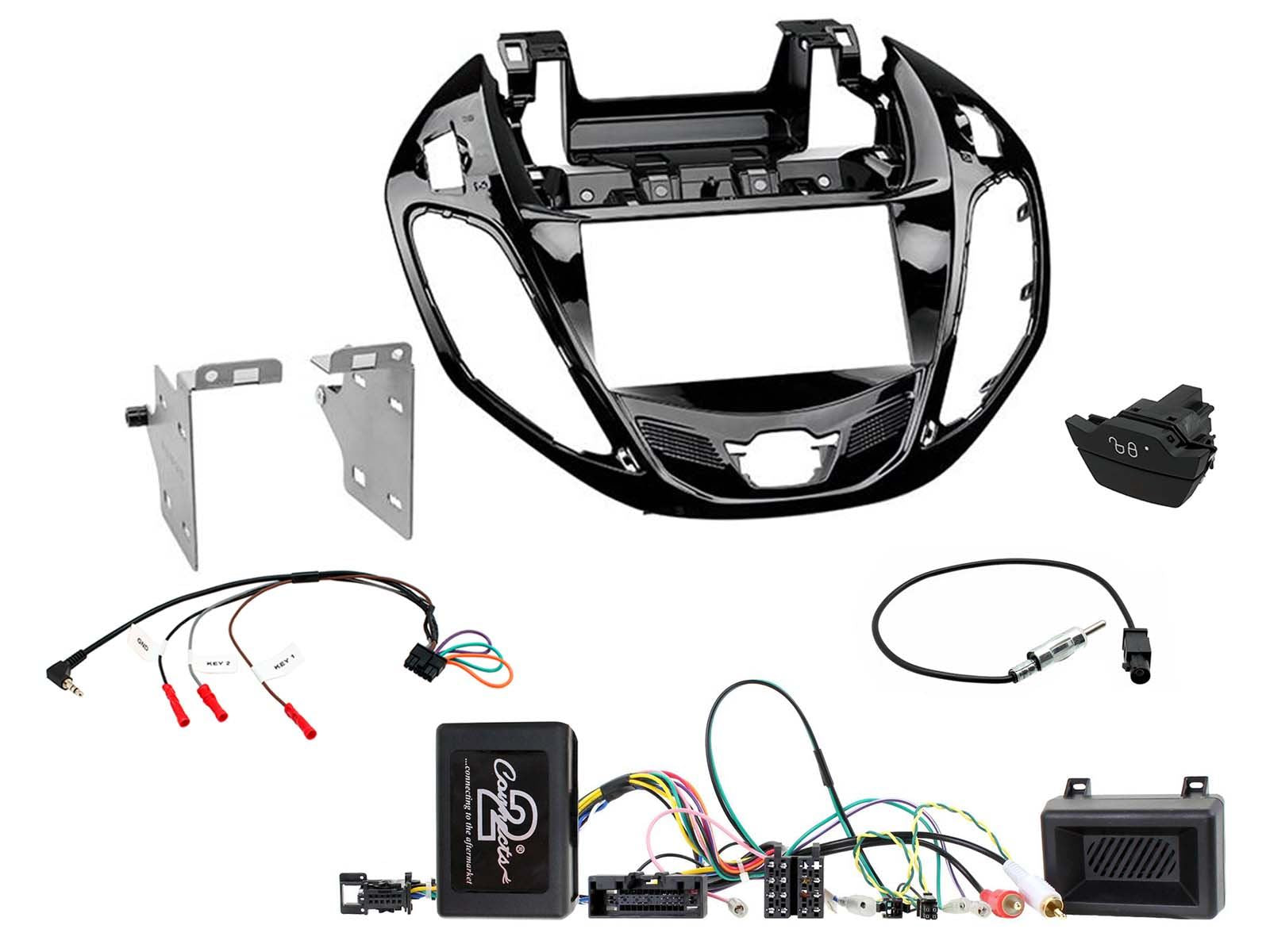 Connects2 CTKFD38C Ford B-Max 2012 On Car Stereo D/Din Fascia & Steering Wheel Interface