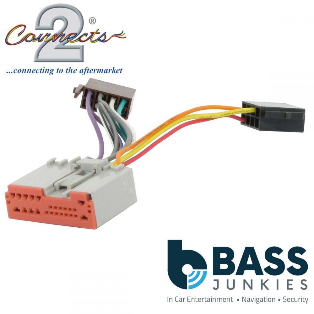 Connects2 CT20FD06 - FORD Fiesta 2003 - 2005 & Fusion 2002 - 2005 Car Stereo Radio ISO Harness Adaptor Wiring