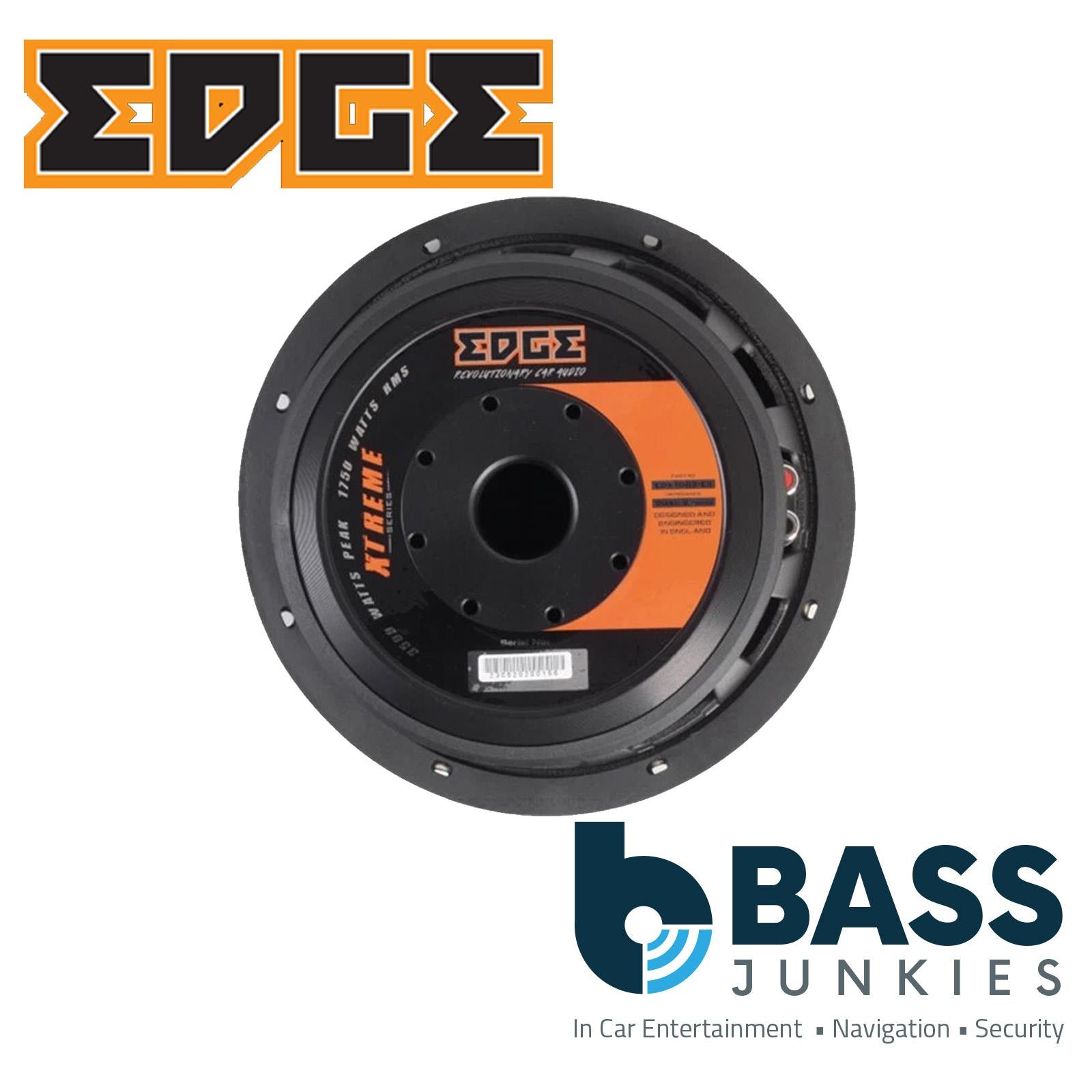 Edge EDX10D2-E3 - 10" 25cm 3500 Watts Dual 2 Ohms SPL Car Sub Subwoofer