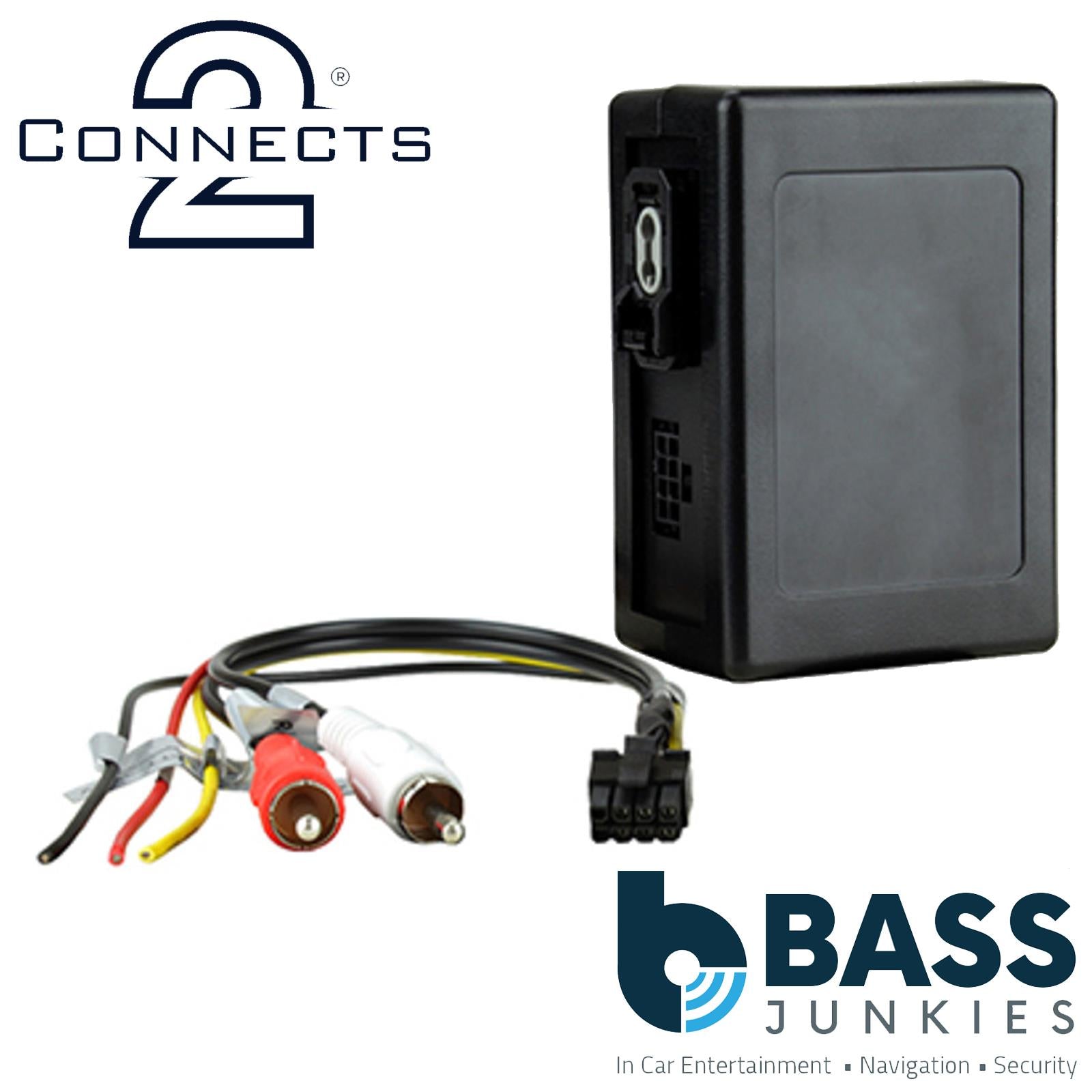 Connects2 CT51-LR08 Fibre Optic MOST Amplifier Retention Interface. Used to Retain Amplified Sound System when installing aftermarket stereos to the Land Rover Freelands 2006-2014