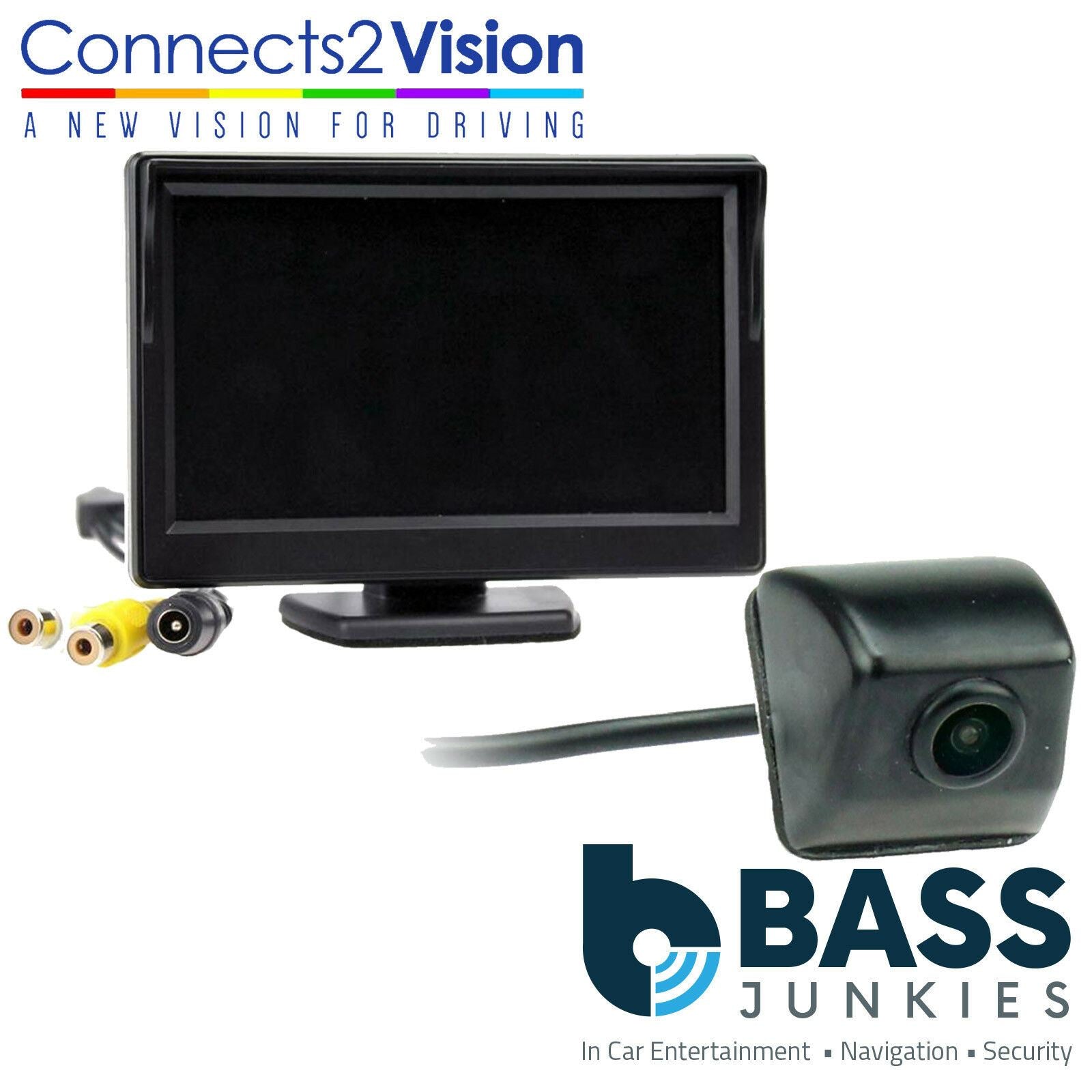 Universal Car Van Rear Colour Reverse Camera & 5" Dash Mount Screen Kit CAM-24