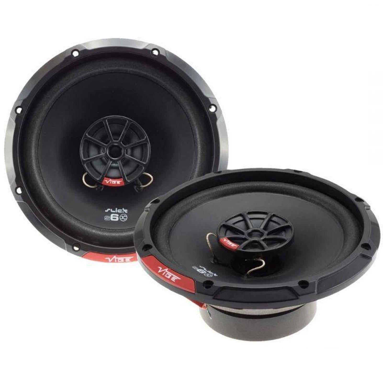 Vibe SLICK6-V7 - 6.5" 480 Watts 2-Way Coaxial Car & Van Door Shelf Speakers