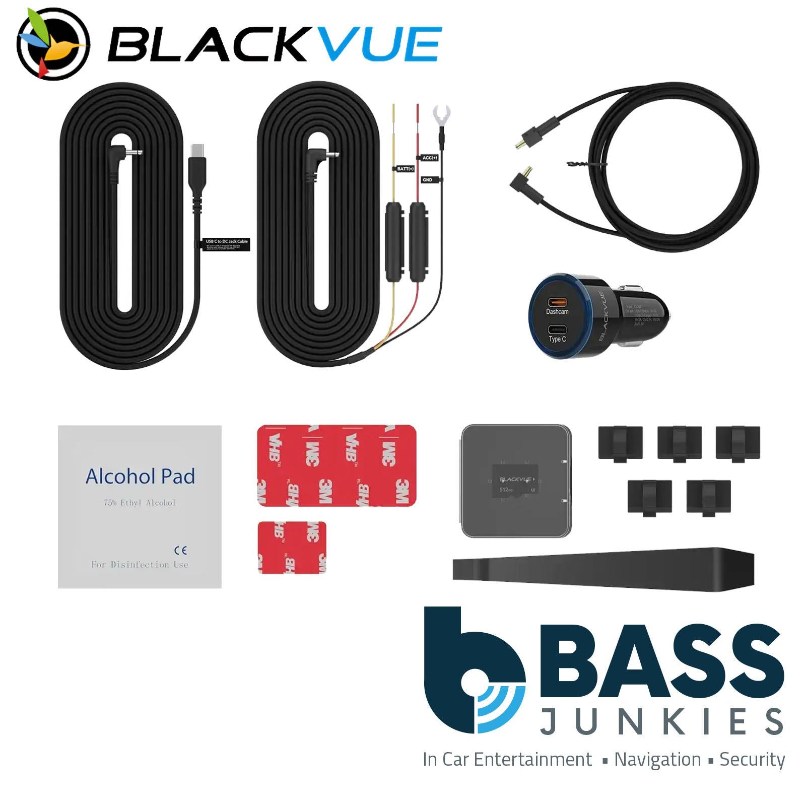 BlackVue Elite 9 - 2 Channel Black 64GB 4K Front 2K Rear GPS WIFI Dash Camera