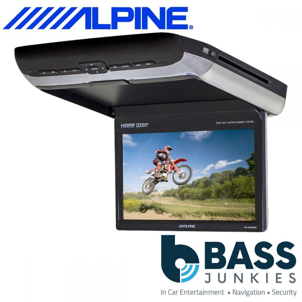 Alpine PKG-RSE3HDMI 10.1" Overhead Monitor with DVD Player and HDMI Input