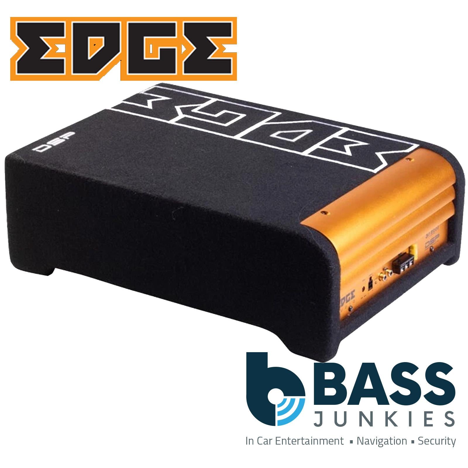 EDGE EDS10ADSP-E4 - 900 Watts Shallow Underseat Active Car Bass Box With DSP
