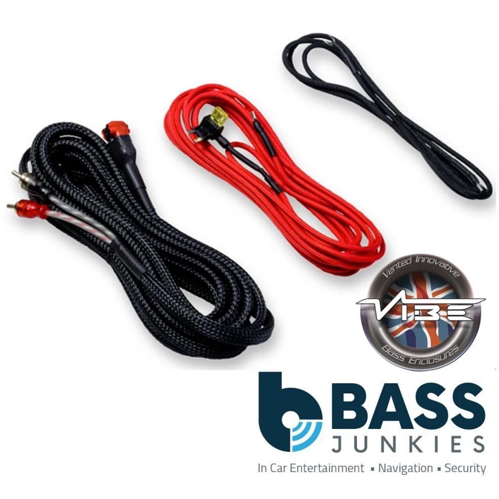 Vibe BASB10-V4 - 10" 900 Watts Car Sub Bass Box & Powerbox Amplifier Upgrade Kit