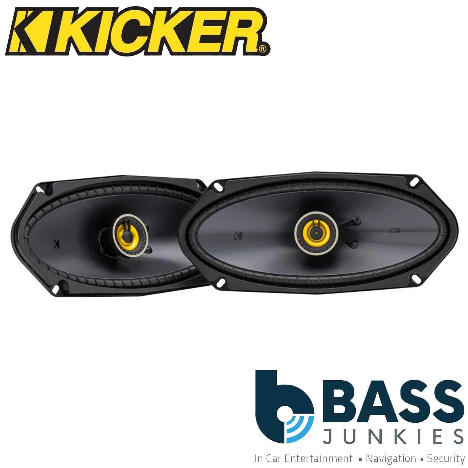 Kicker 50CSC4104 - 4x10" 225 Watts 2-Way Coaxial Front Rear Door Speakers