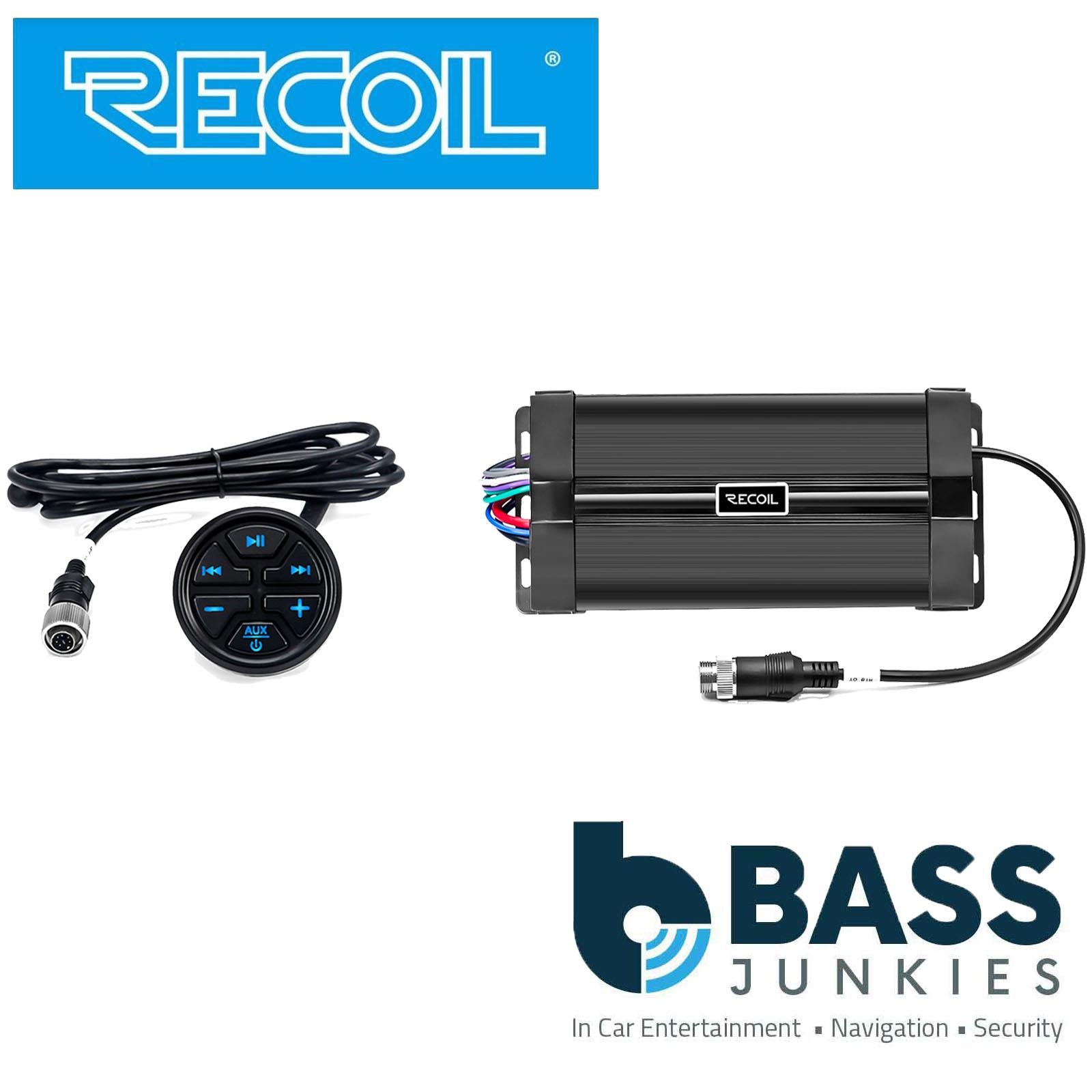 Recoil R4 - UTV ATV Marine & Power-Sports 4" 10cm 200 Watts Pair Pod Speaker