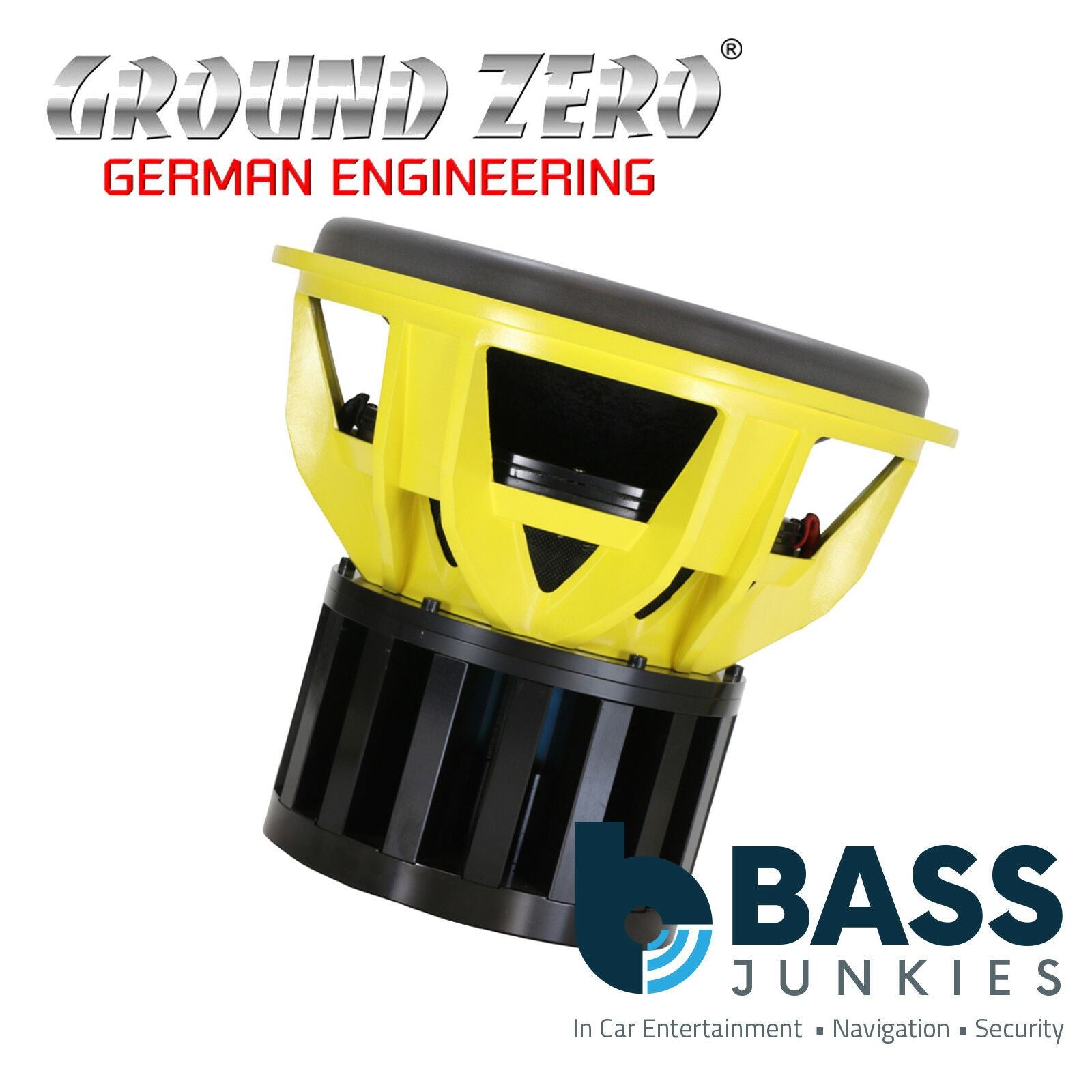 Ground Zero GZPW 15NEO-SPL - 15" Inch 38cm Neodymium 20,000 Watts SPL Dual 1-Ohm Car Sub Subwoofer