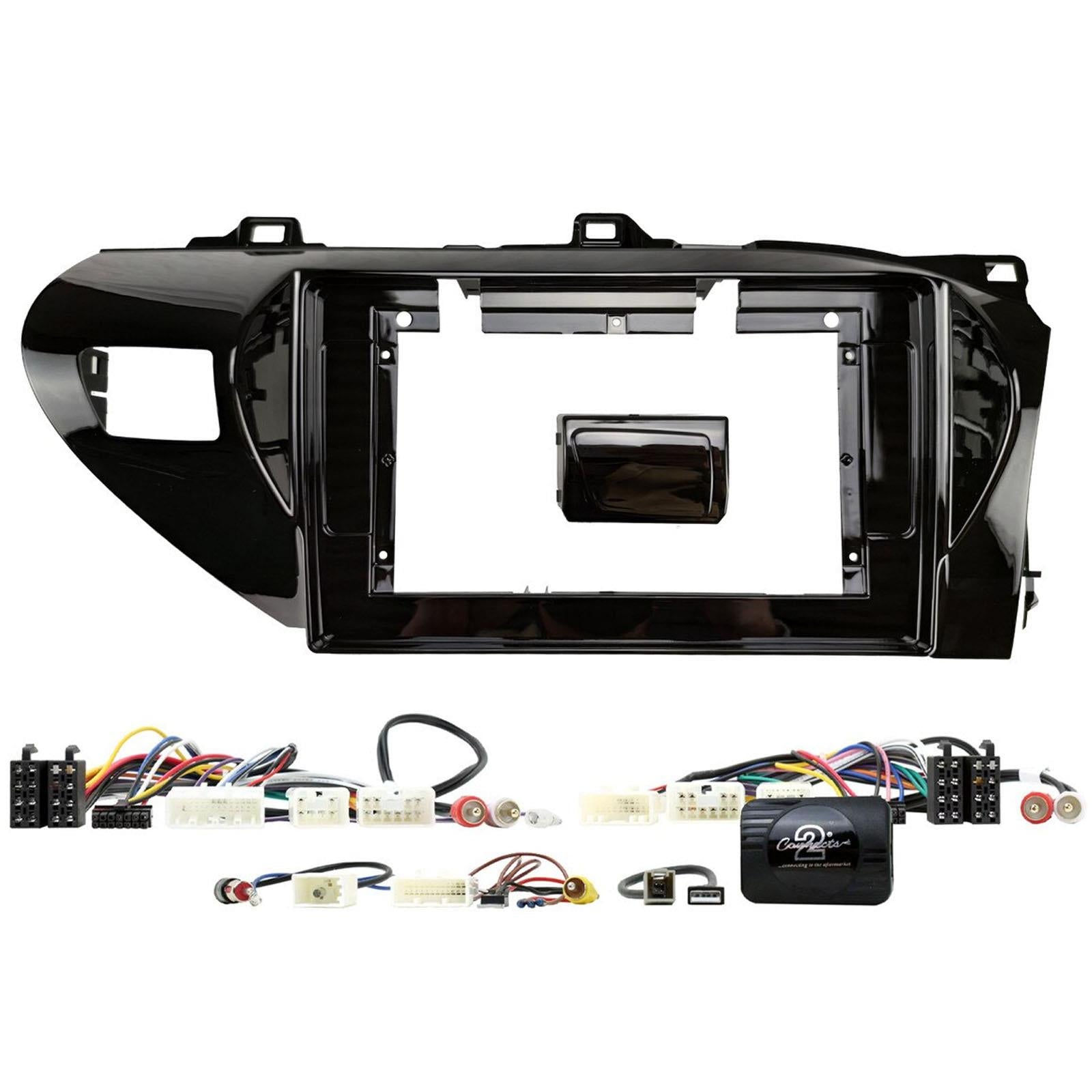9" Android Car Radio Fascia Panel & Interface for Toyota Hilux RHD 2014 - 2019