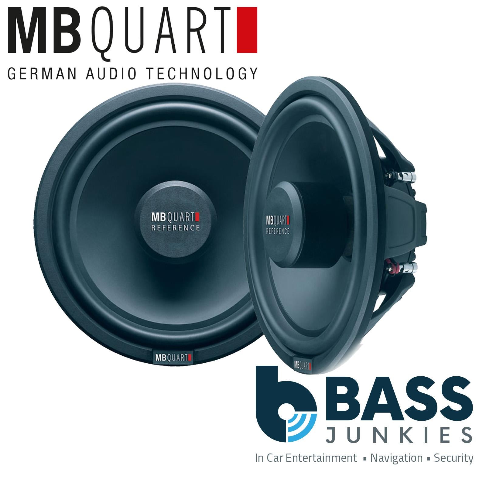 MB Quart RSH304 - 12" 30cm 800 Watts 4 Ohm Shallow Mount Car Sub Subwoofer