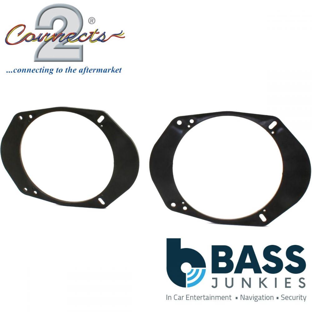 Connects2 CT25FD04 - Ford KA Puma Focus Fiesta Mondeo Explorer Winsdstar Front or Rear 165mm 6.5" Car Speaker Adapter Brackets