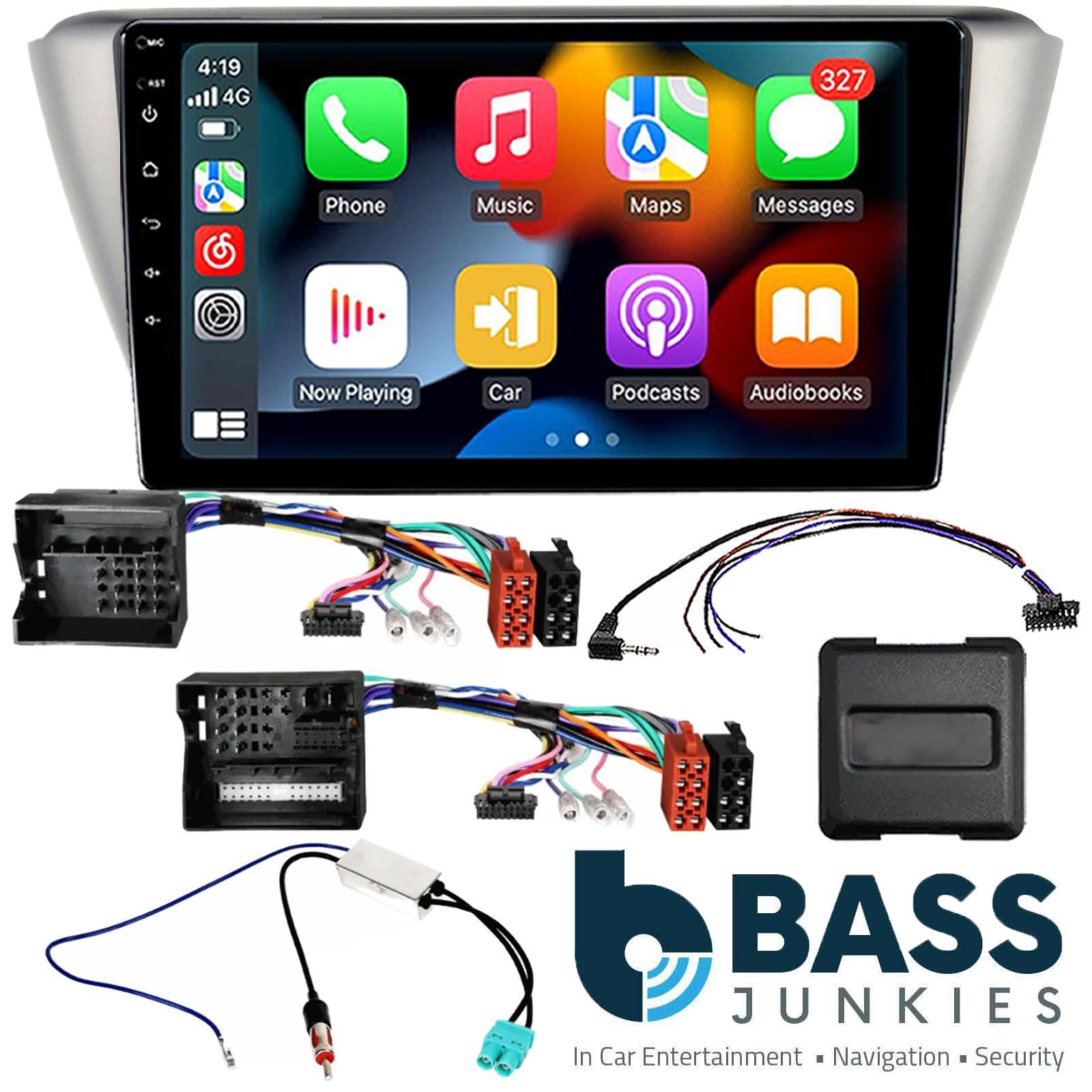 Kenwood 9" CarPlay Android Car Stereo Kit For Skoda Fabia 2014 Onwards