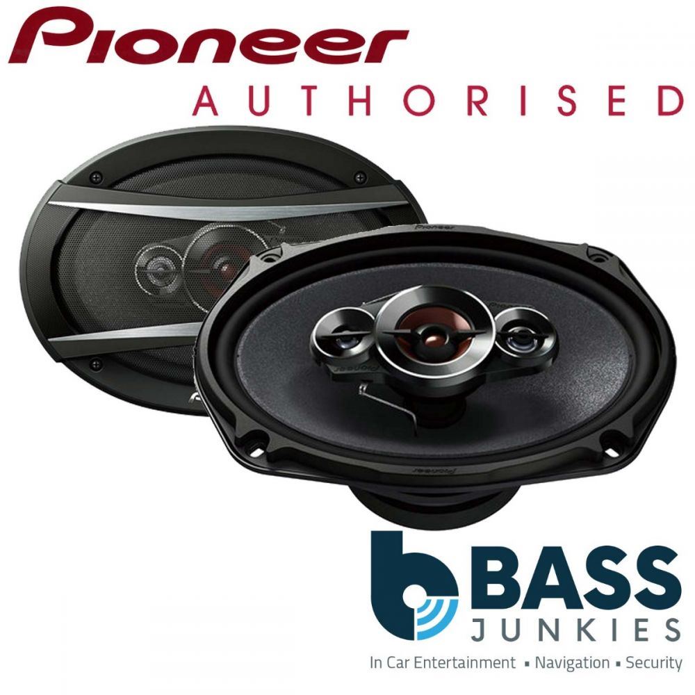 Pioneer TS-A6934i - 600 Watts 6" X 9" Inch 4 Way Coaxial Rear Shelf Car Speakers