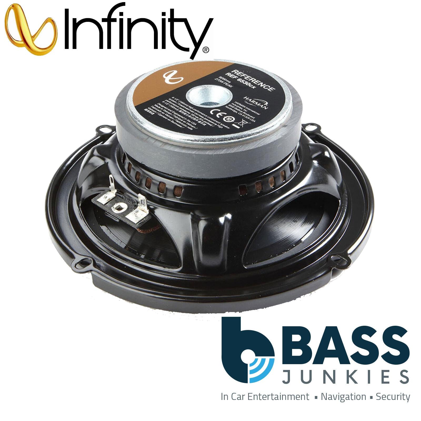 Infinity By Harman REF6530CX - 270 Watts 6.5" 17cm Component Kit Car Speakers