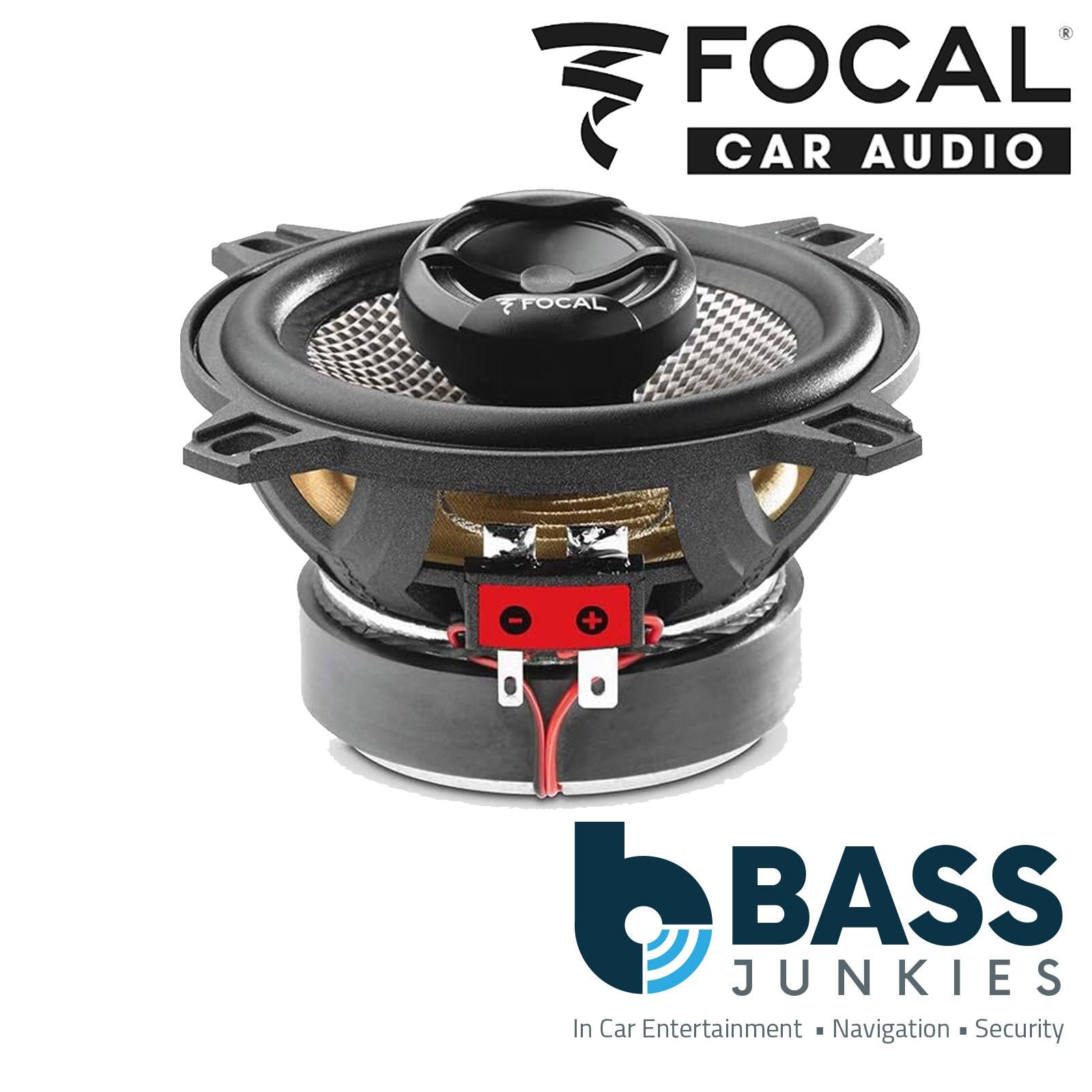 Focal 100AC - ACCESS Series 4" 10cm 80 Watts 2 Way Coaxial Door Shelf Car Speakers Pair