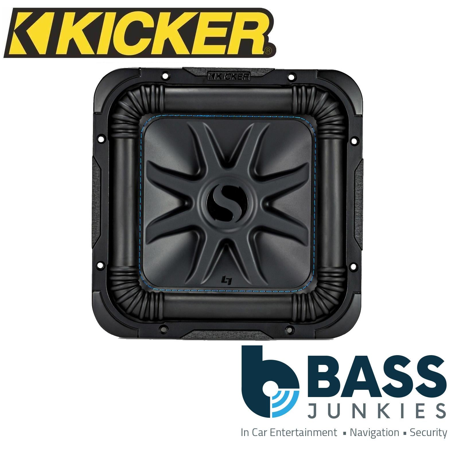 Kicker 44L7S102 - 1200 Watts 10" Solo-Baric L7S Square 2 Ohm Car Sub Subwoofer
