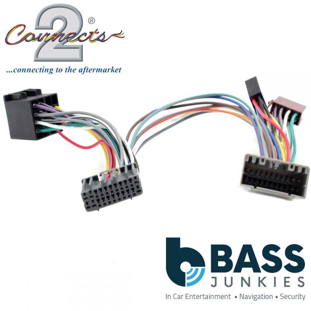 Connects2 CT10JP02 Jeep Cherokee Wrangler Compass & More Parrot SOT T-Harness Cable Wiring Lead