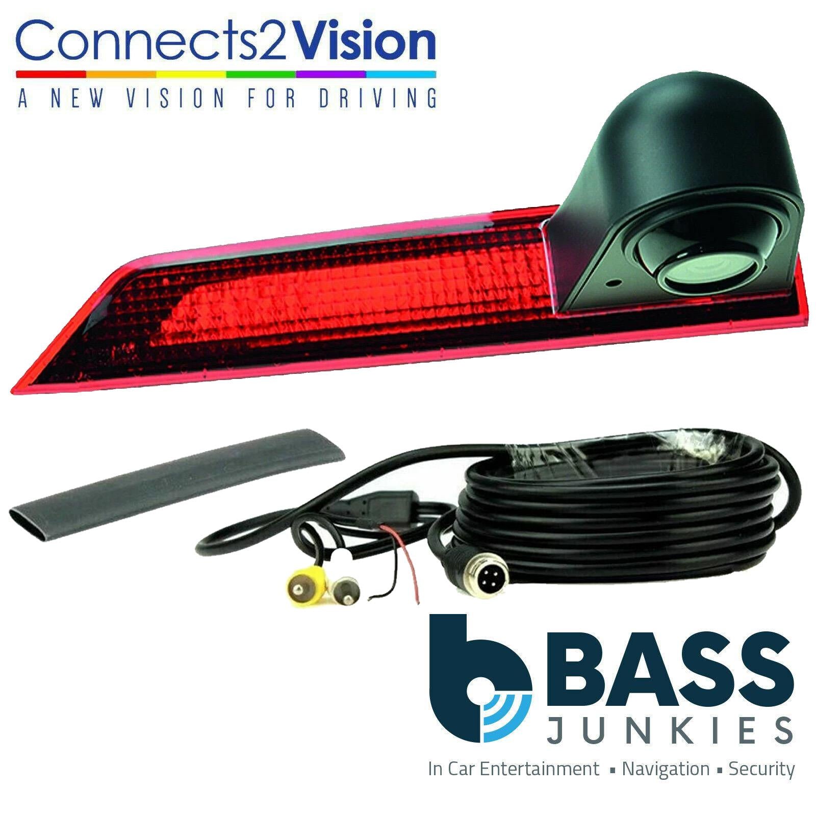 CTKFD41 - Ford Transit Custom 2015-2018 Euro6 Car Stereo Silver Fascia & Rear Brake Light Camera Kit